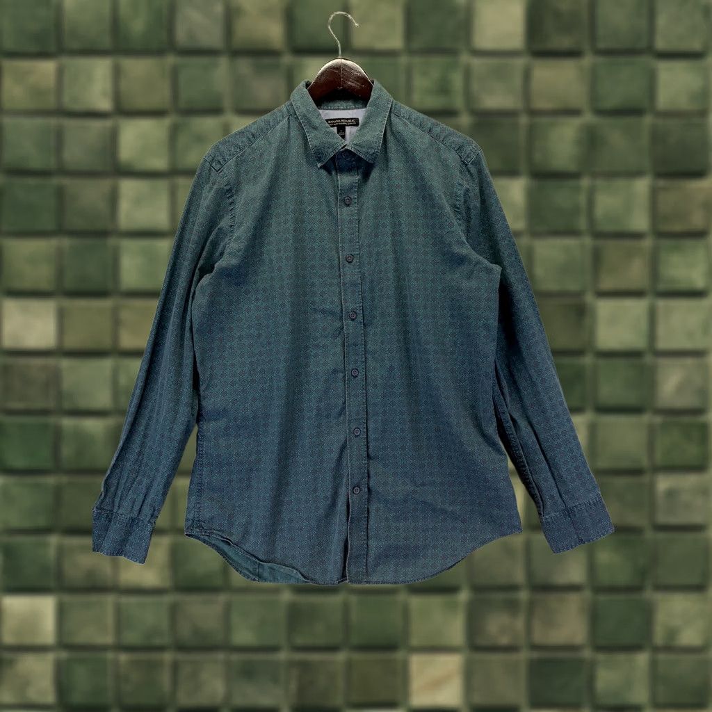 Banana Republic Banana Republic Mens Green Button Up Shirt L Casual Travel Cotton Button-Up Shirts Mens Green 5705 Regular Long Sleeve Size US L / EU 52-54 / 3 - 1 Thumbnail