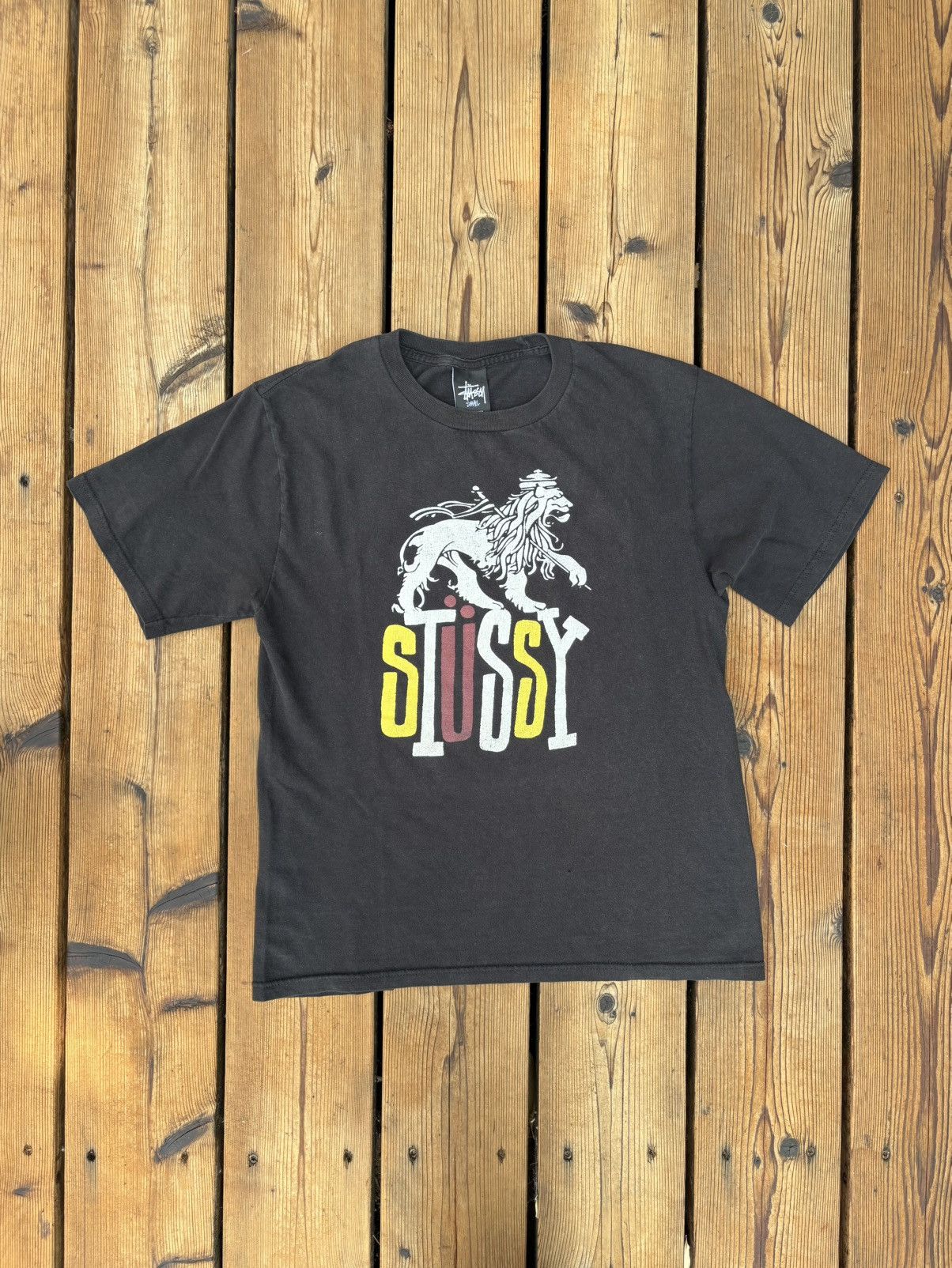 Stussy Rare 1990's Stussy Lion Graphic Size US S / EU 44-46 / 1 - 1 Thumbnail