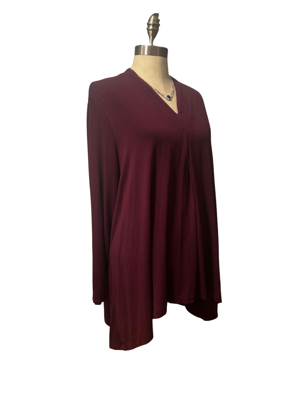 Chicos Women’s burgundy Tunic Size 3XL / US 20-22 - 10 Thumbnail