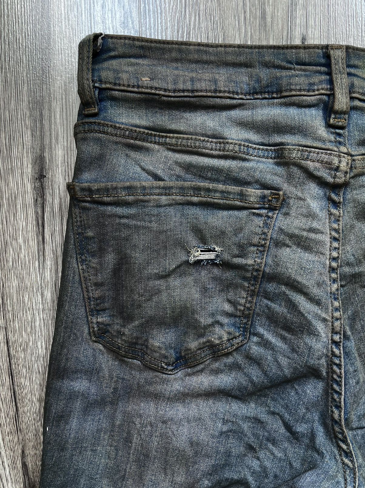 If Six Was Nine × Japanese Brand × Vintage pierced mudwash denim Size US 30 / EU 46 - 5 Thumbnail