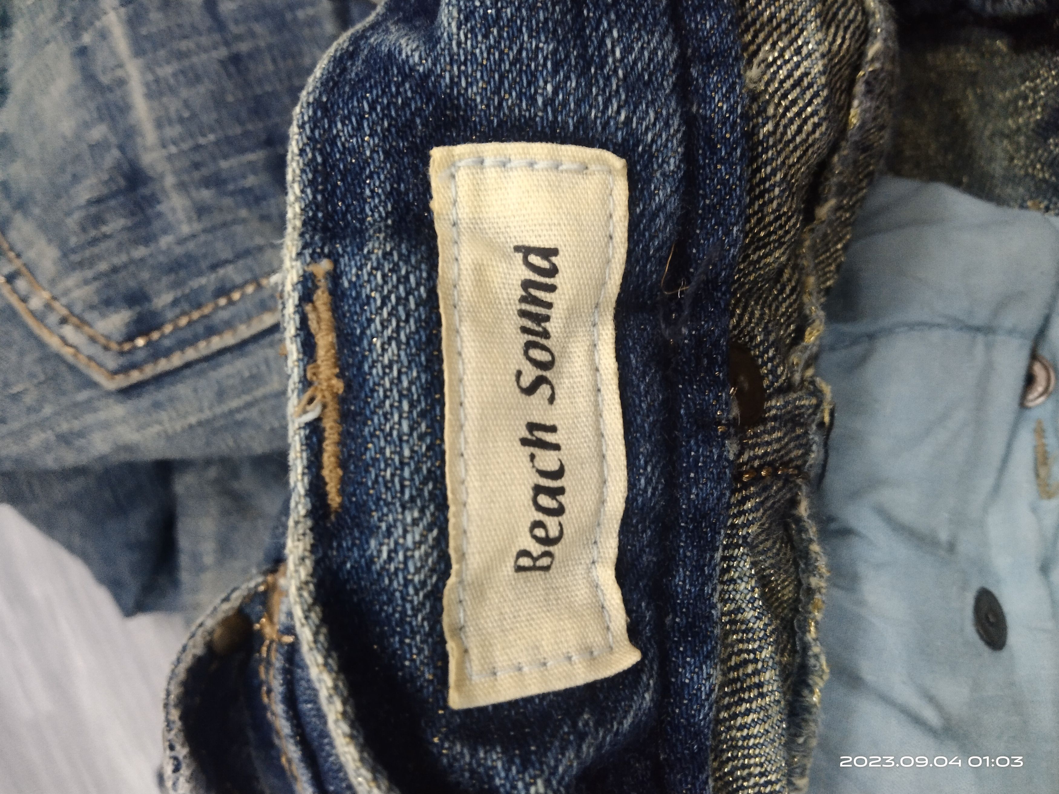 Other SiCK RIPED STUDDED POCKET BEACH SOUND DENIM PANTS Size US 31 - 8 Thumbnail
