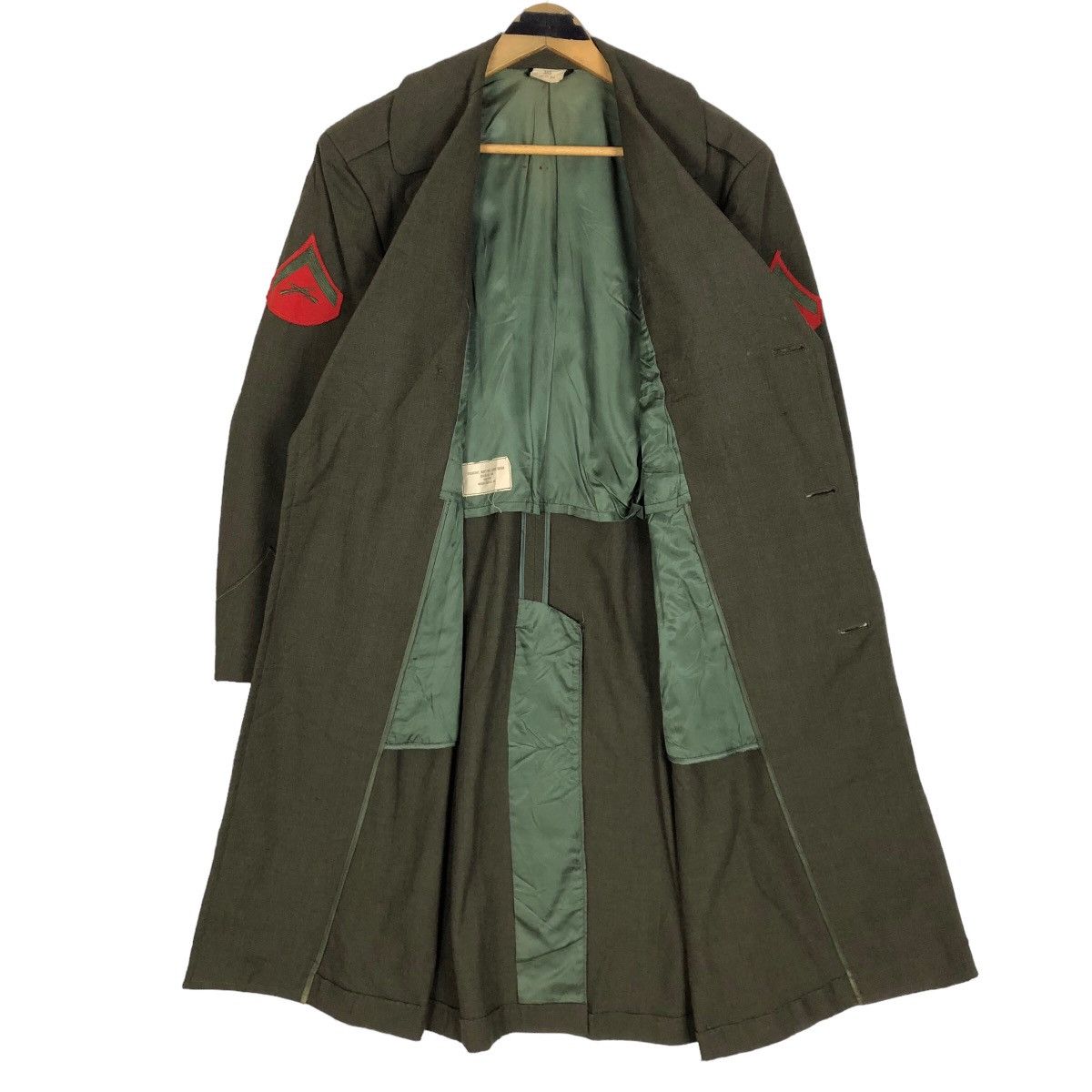 Vintage Vintage 70s United States Marine Corps Wool Trench Coat Size US S / EU 44-46 / 1 - 9 Thumbnail