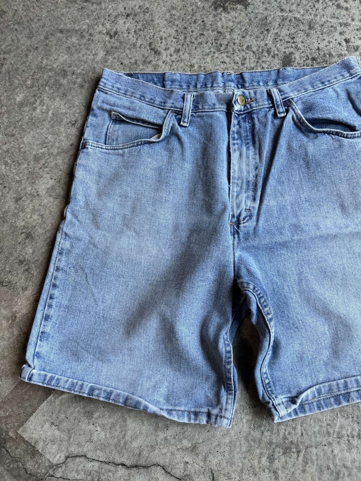 Vintage × Wrangler Sick Vintage Y2K Skater Streetwear Wrangler Jorts Size US 34 / EU 50 - 2 Thumbnail