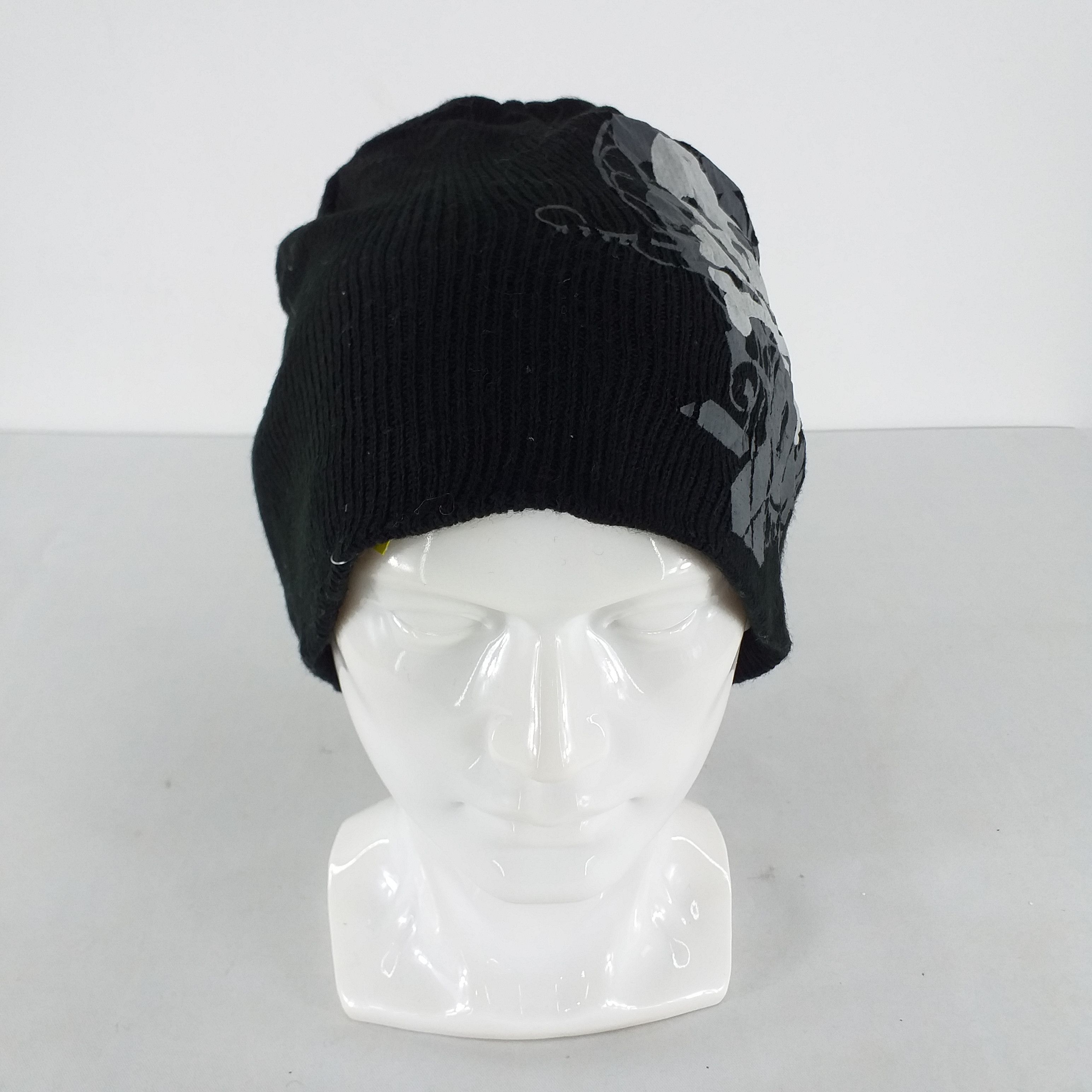 Japanese Brand Printed Skulls Design Snow Cap Hat Beanie BN283 Size ONE SIZE - 2 Thumbnail