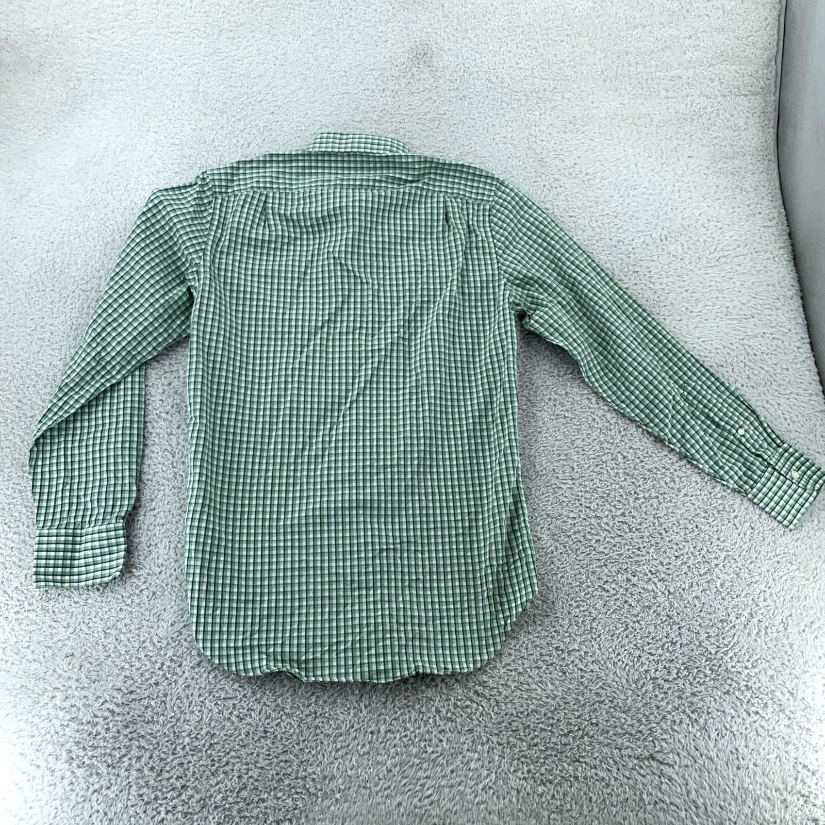J.Crew J.Crew Shirt Mens Small Green Gingham Slim Fit Collared Button Up Size US S / EU 44-46 / 1 - 3 Thumbnail