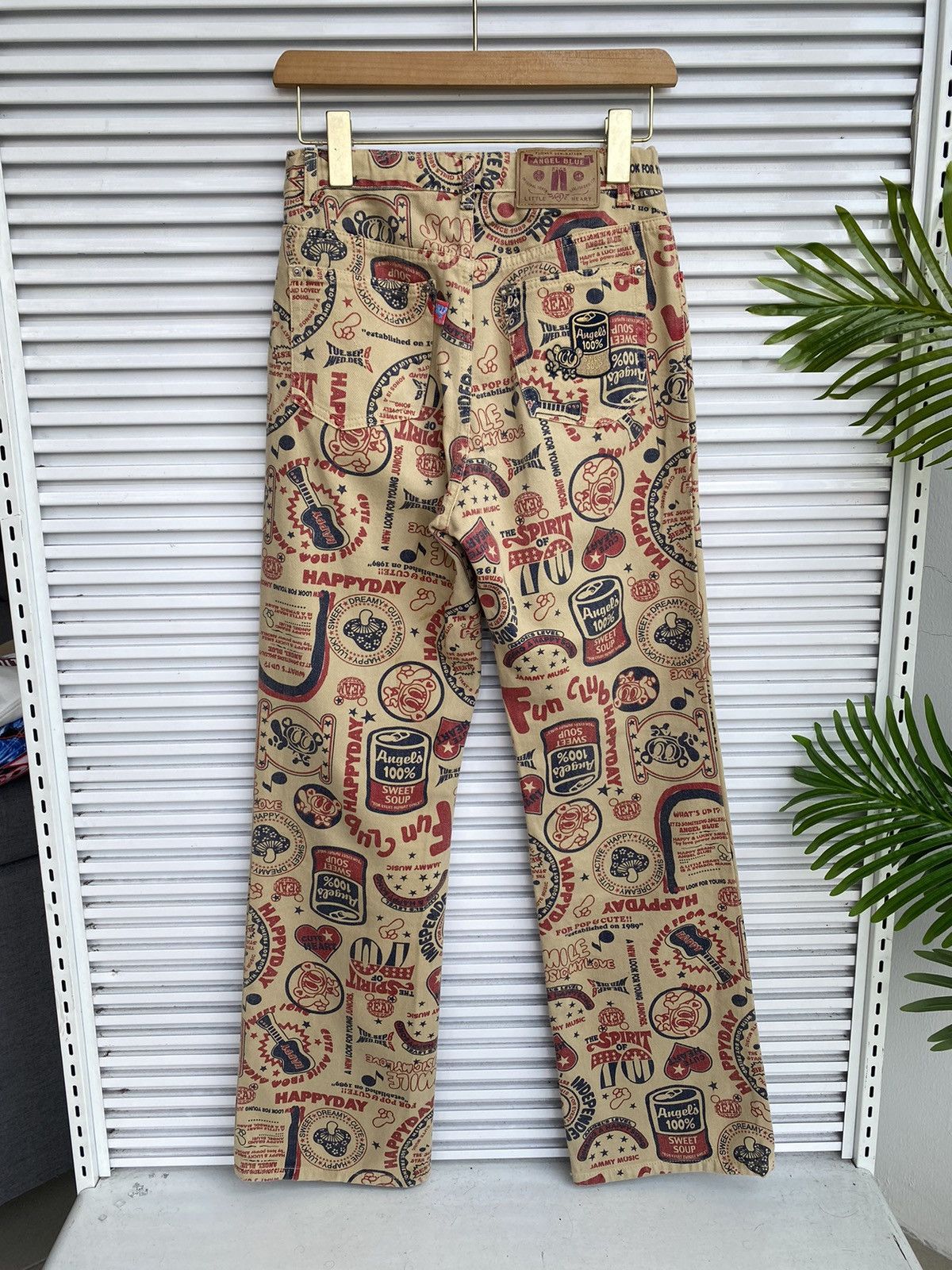 Angel Blue Vintage Angel Blue Printed All Overprinted / Hysteric Size US 26 / EU 42 - 4 Thumbnail