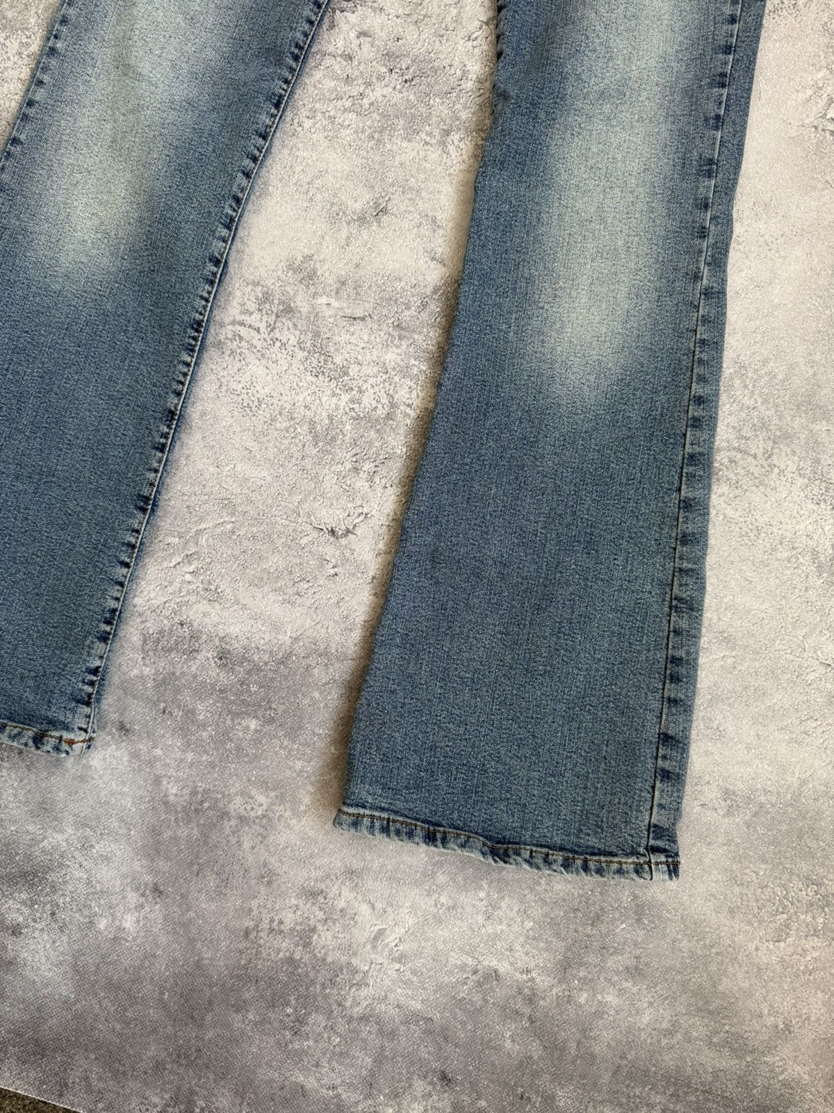 Miss Sixty Miss Sixty Flared Jeans Low Rise Avant Garde Denim Pants Y2K Size 31" - 16 Thumbnail