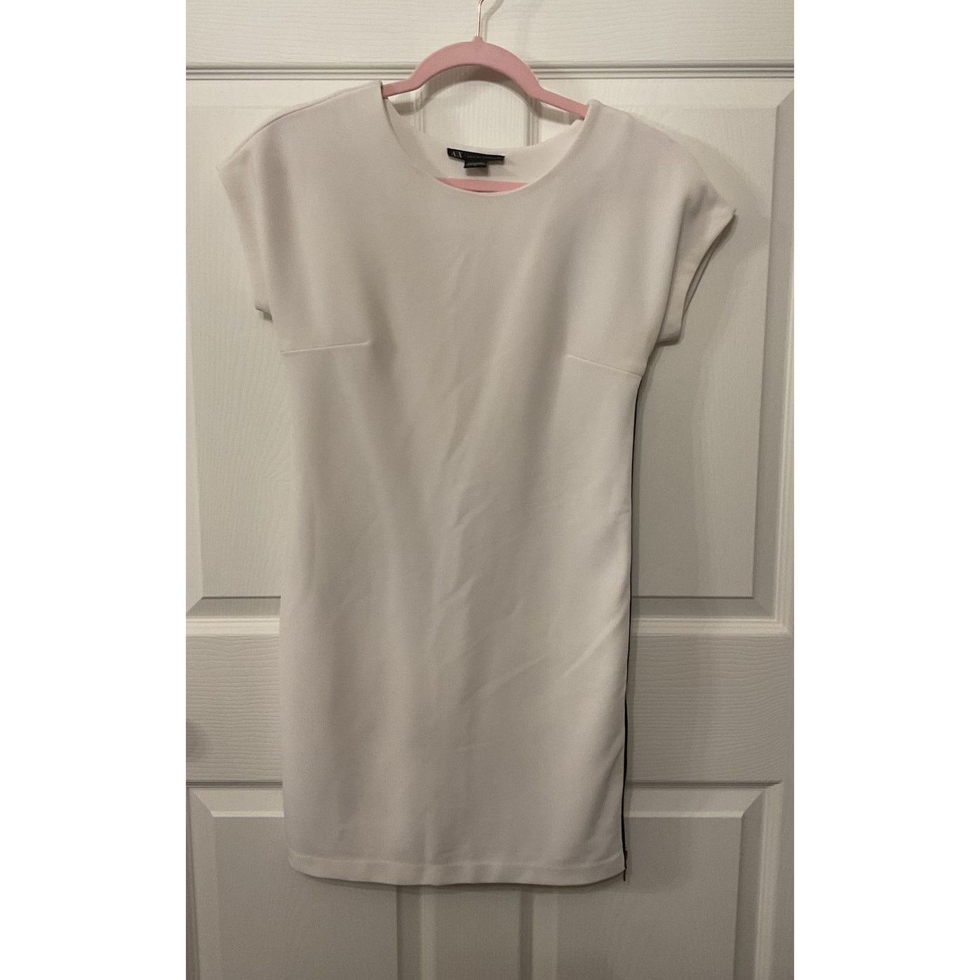 Armani Exchange Armani Exchange Bodycon Mini Black/Silver Exposed Zipper,0 Size XS / US 0-2 / IT 36-38 - 2 Thumbnail