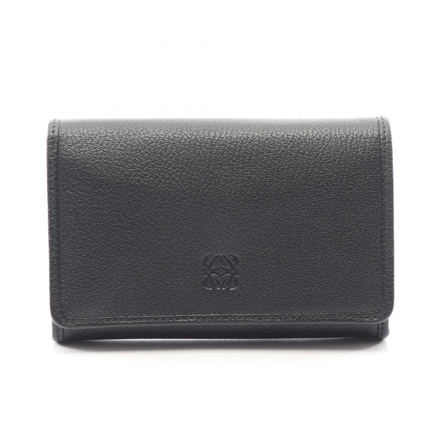 Loewe Loewe Loewe Anagram Leather Wallet Leather Short Wallet DUTY FREE for USA Size ONE SIZE - 1 Thumbnail
