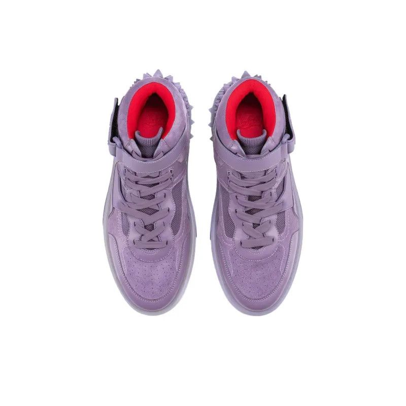 Christian Louboutin oc11z0125 Astroloubi Mid Top Sneaker in Purple Size US 9 / EU 42 - 4 Thumbnail