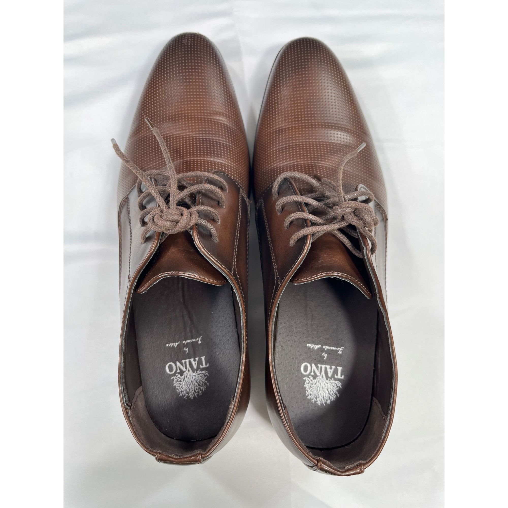 Designer Tayno Brown Leather Oxfords SKU 7503 Size 9.5 Size US 9.5 / EU 42-43 - 7 Thumbnail