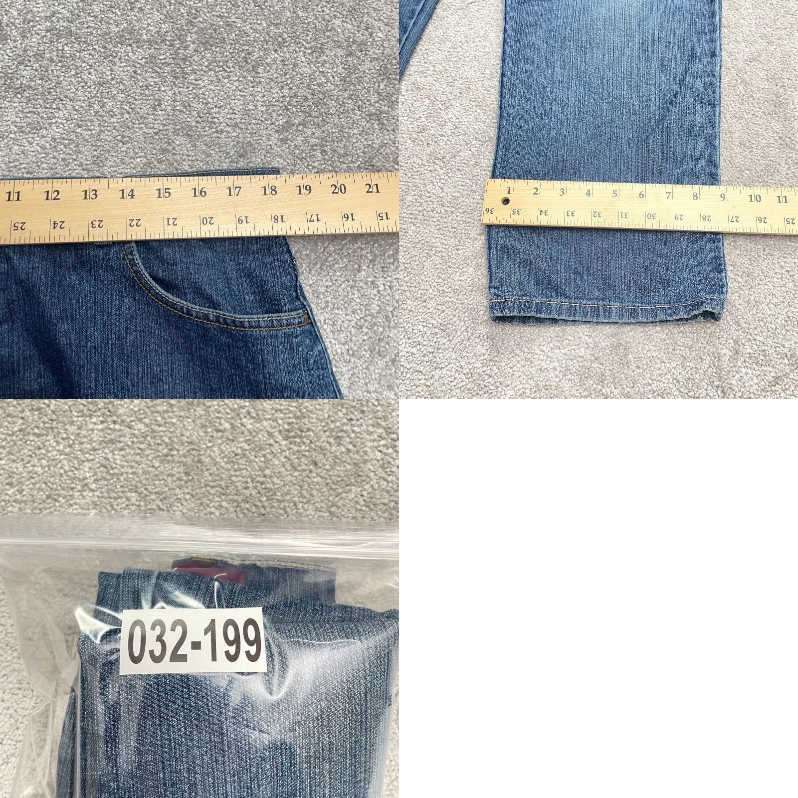 Gloria Vanderbilt VINTAGE Gloria Vanderbilt Amanda Denim Jeans Womens 16 Blue Medium Wash Straight 36x28.5 Women's Jeans Slim Fit? Size 38" / US 16 / IT 52 - 9 Thumbnail