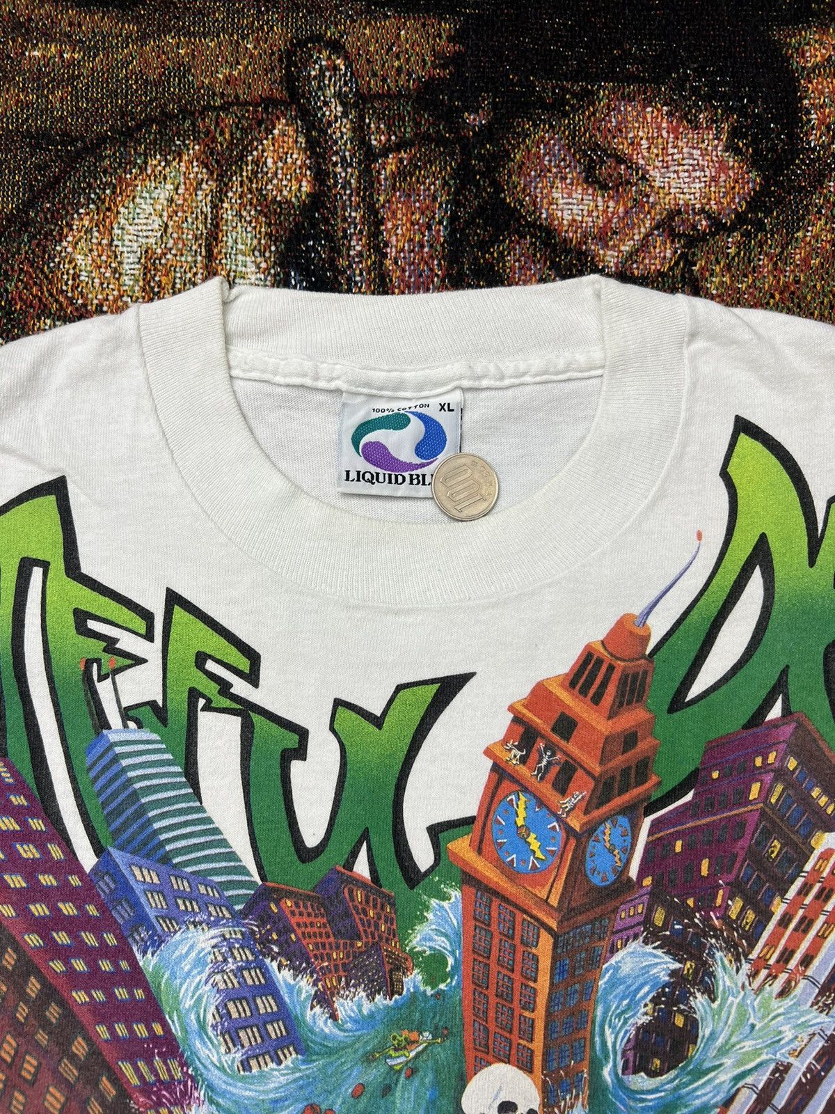 Band Tees Rare '92 Vintage Grateful Dead Chicago Tour Tee Size US XL / EU 56 / 4 - 5 Thumbnail