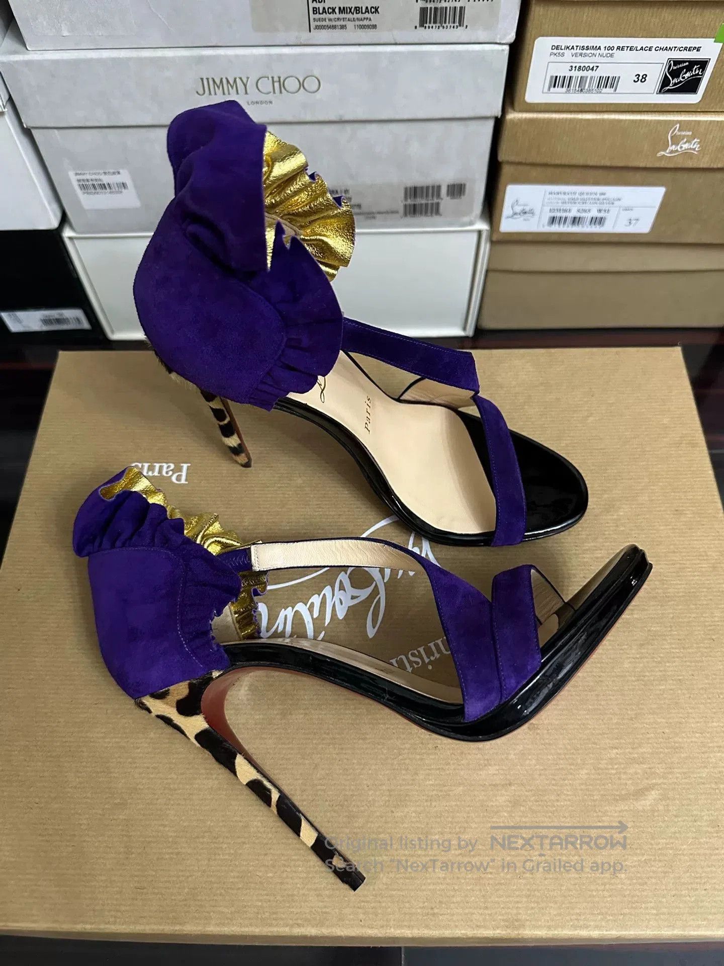 Christian Louboutin Christian Louboutin Limited Edition Heels. Size US 7.5 / IT 37.5 - 2 Thumbnail