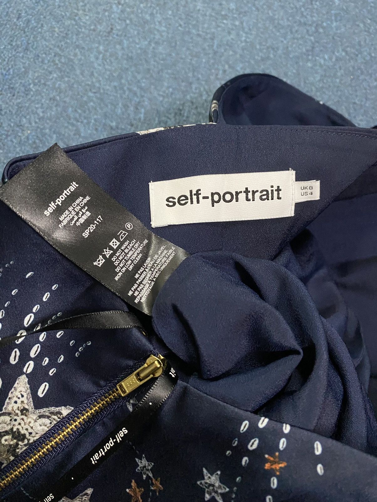 Self-Portrait Self-Portrait Constellation One-Shoulder Star Print Size S / US 4 / IT 40 - 3 Thumbnail