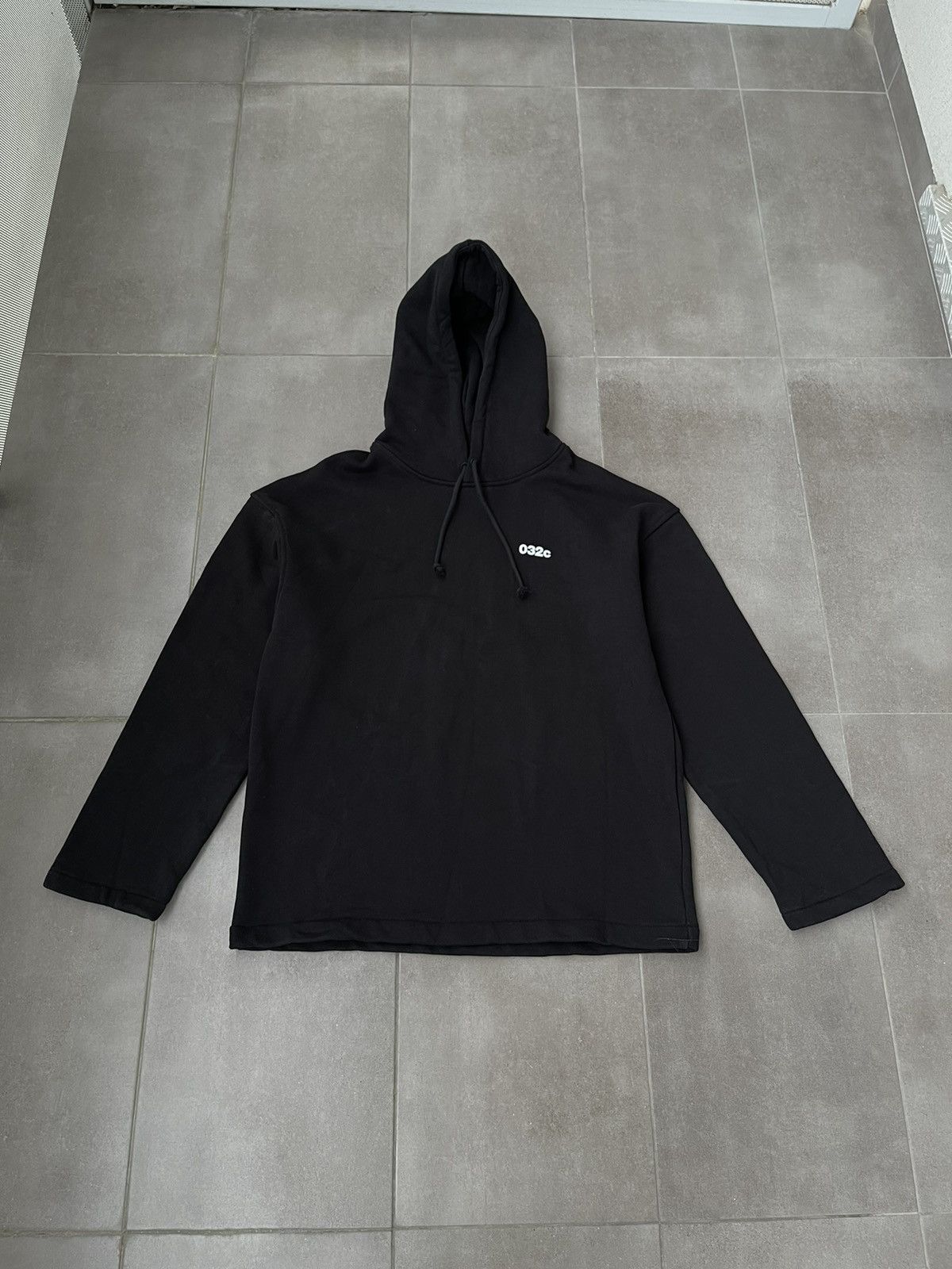 032c SS23 032C "Content" Maxi Black Hoodie Size US M / EU 48-50 / 2 - 5 Thumbnail