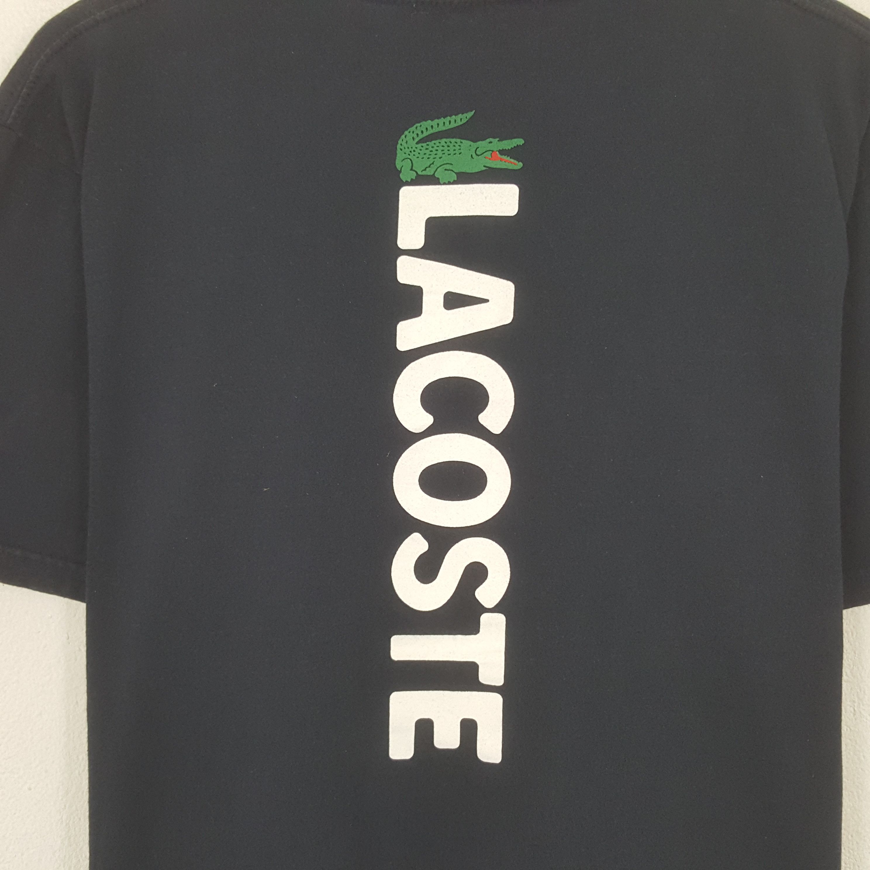 Lacoste Vintage Lacoste Spell Out Tshirt Size US L / EU 52-54 / 3 - 2 Thumbnail