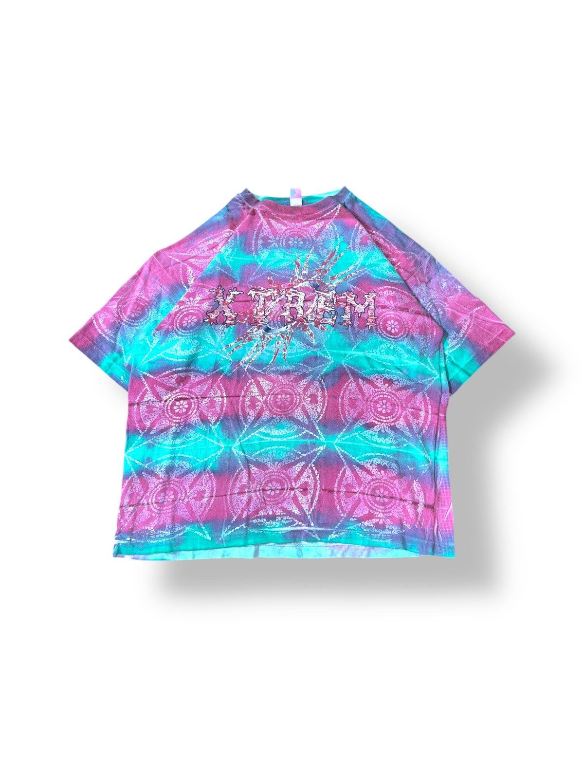 Hardcore Elegance *RARE* VINTAGE XTREM X TREM RACING SURF TIE DYE TEE TRIBAL Size US XL / EU 56 / 4 - 1 Thumbnail