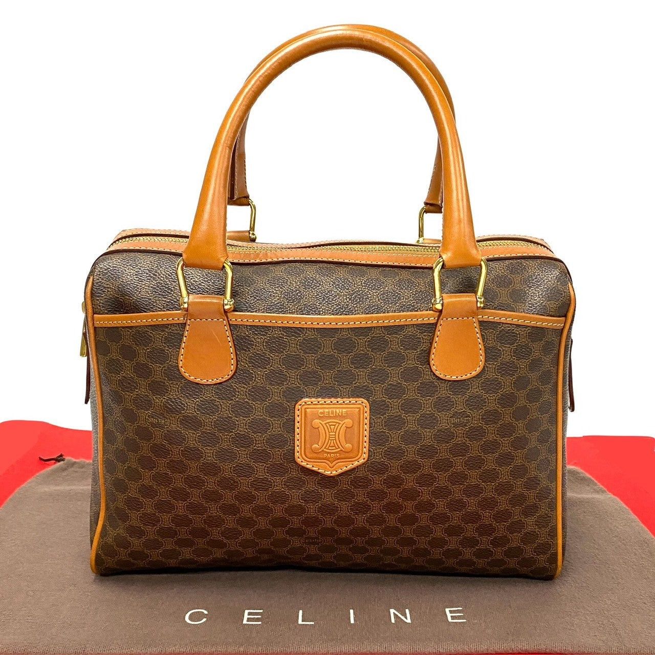 Celine Celine Handbag Brown Leather Size ONE SIZE - 1 Thumbnail