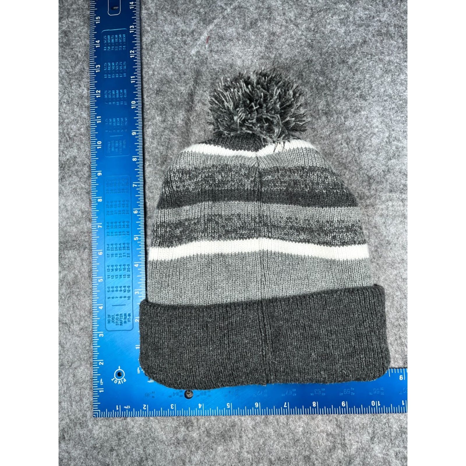 Vintage Capamerica Massachusetts College of Pharmacy Health Beanie Adult One Size Gray Acrylic Knit Logo University College Beanie Mens Womens Size ONE SIZE - 5 Thumbnail