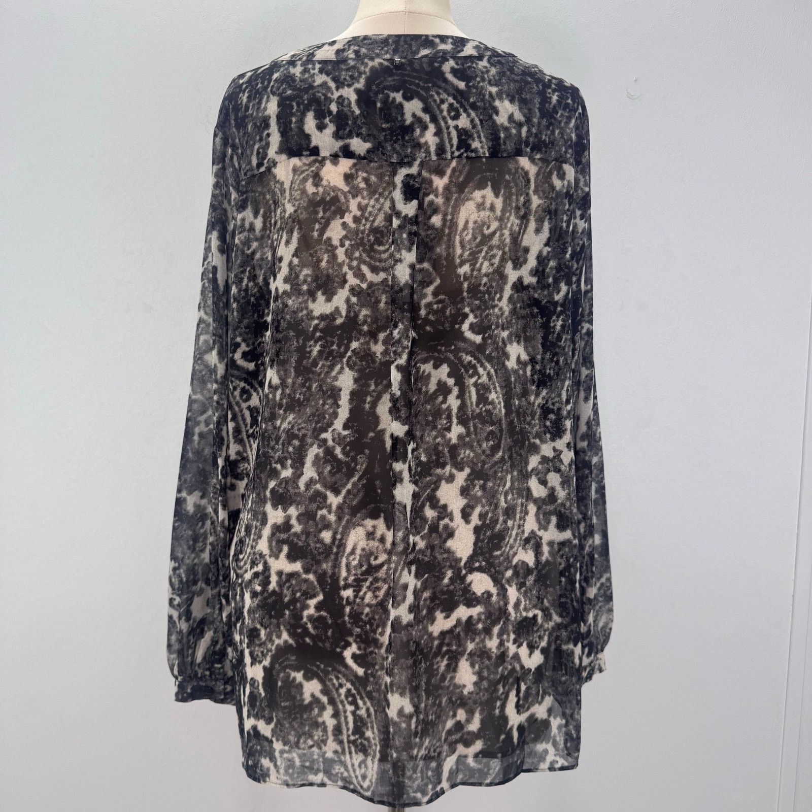Marina Rinaldi Marina Rinaldi Grey Tunic Top Blouse US 16 Travel Old Money Size XXL / US 16-18 / IT 52-54 - 4 Thumbnail