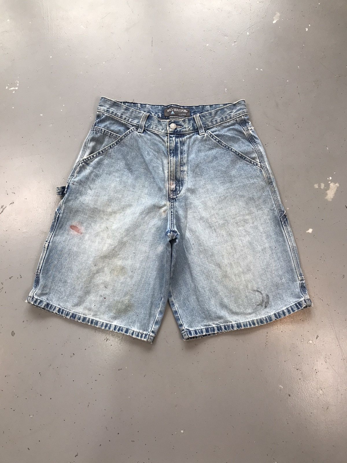 Levi's × Vintage Vintage Levi’s Strauss & co silver tab denim jort Size US 31 - 1 Thumbnail