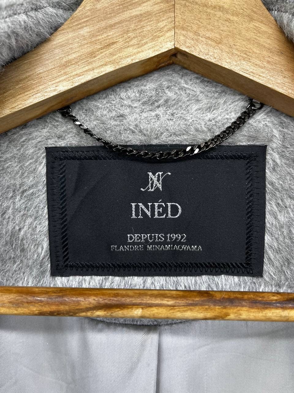 Japanese Brand Ined by Yohji Yamamoto Rare Button Up Wool Jacket Size M / US 6-8 / IT 42-44 - 7 Thumbnail