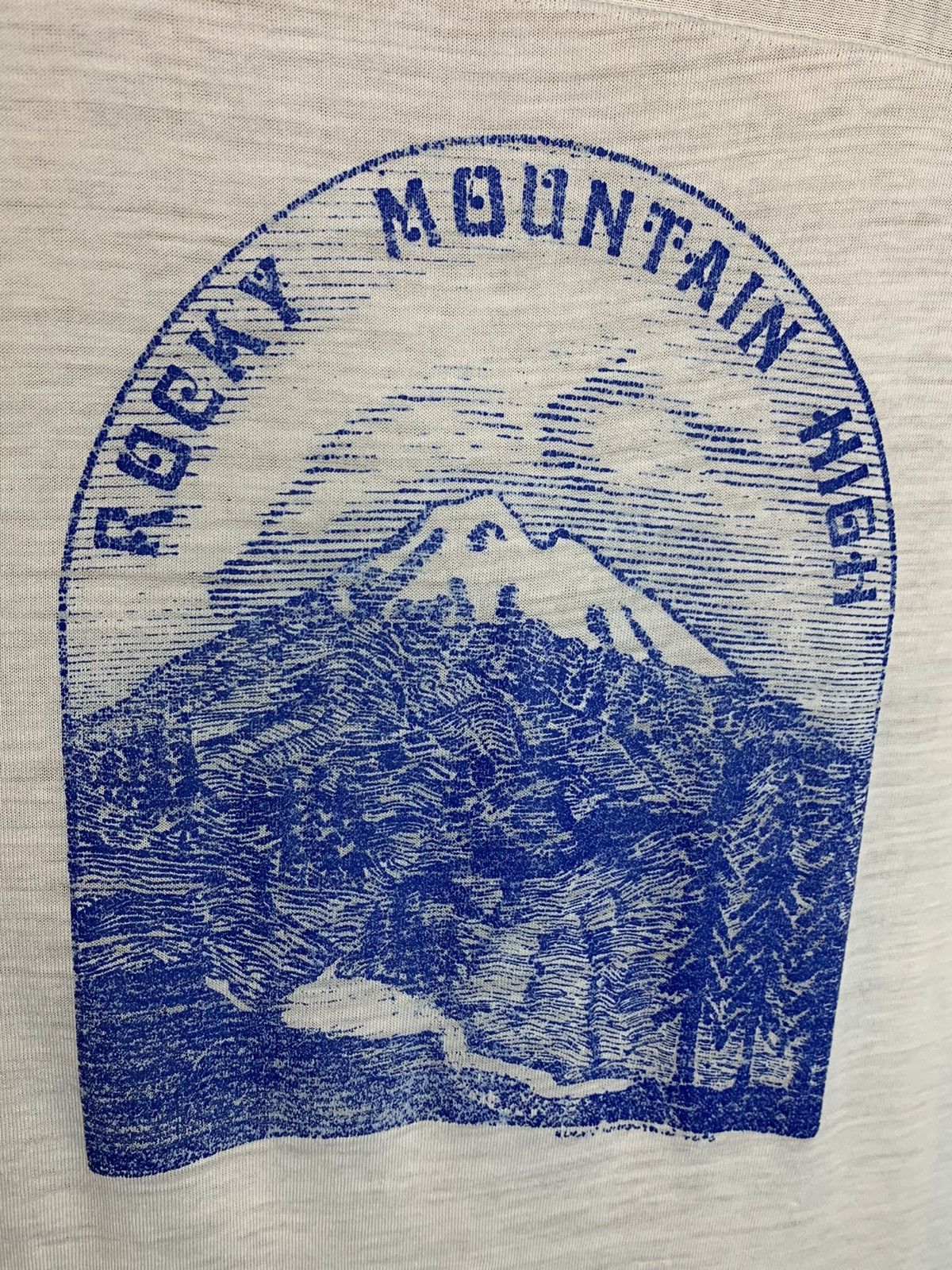 Vintage *RARE* Vintage 60’s Rocky Mountain High Nature Art T-Shirt Size US L / EU 52-54 / 3 - 2 Thumbnail