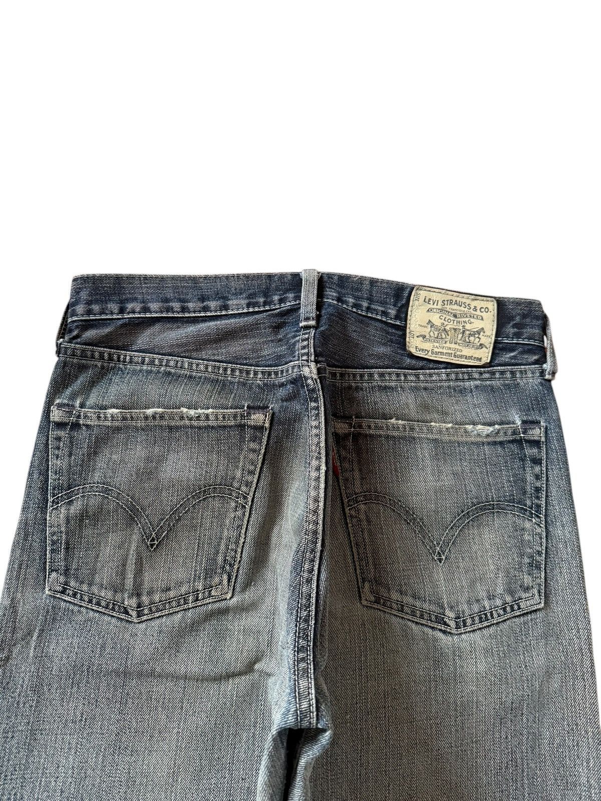 Levi's Vintage 90s Levis 503 Mud Wash Distress Baggy Jeans Size US 30 / EU 46 - 4 Thumbnail