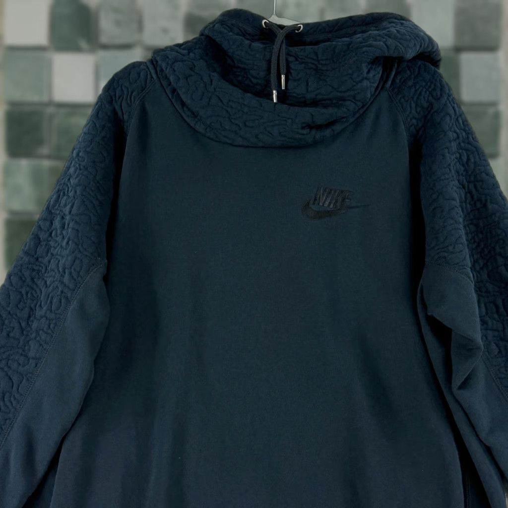 Nike Nike Quilted Rally Hoodie Sweater Womens XL Black Pullover Knit Long Sleeve Casual Size XL / US 12-14 / IT 48-50 - 1 Thumbnail