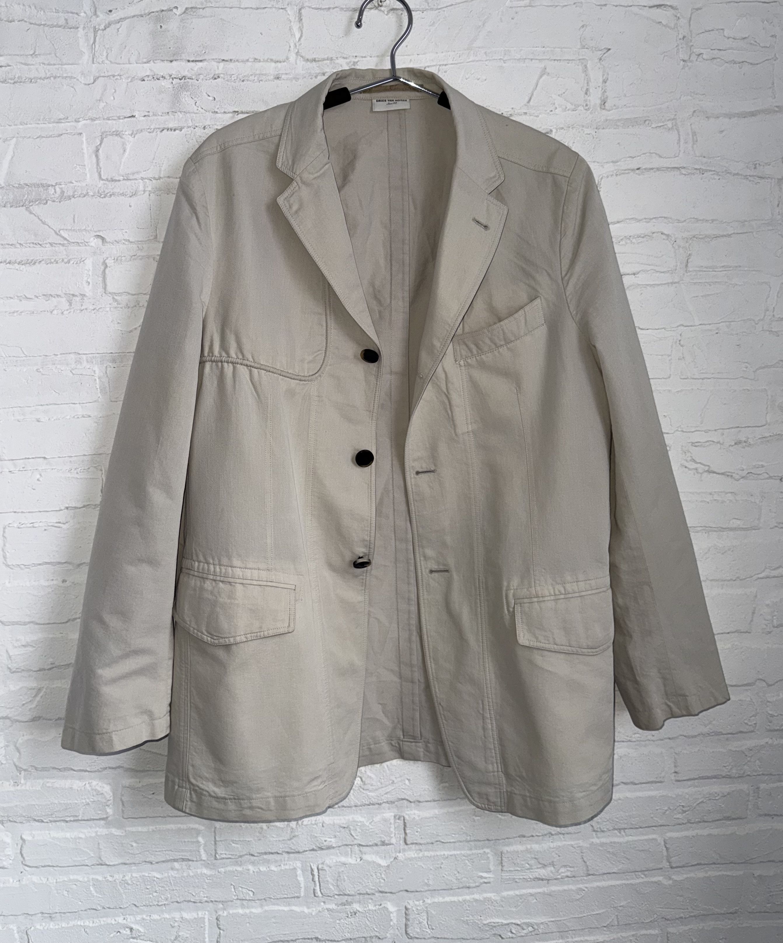 Dries Van Noten Dries Van Noten cotton linen blazer Size US M / EU 48-50 / 2 - 2 Thumbnail