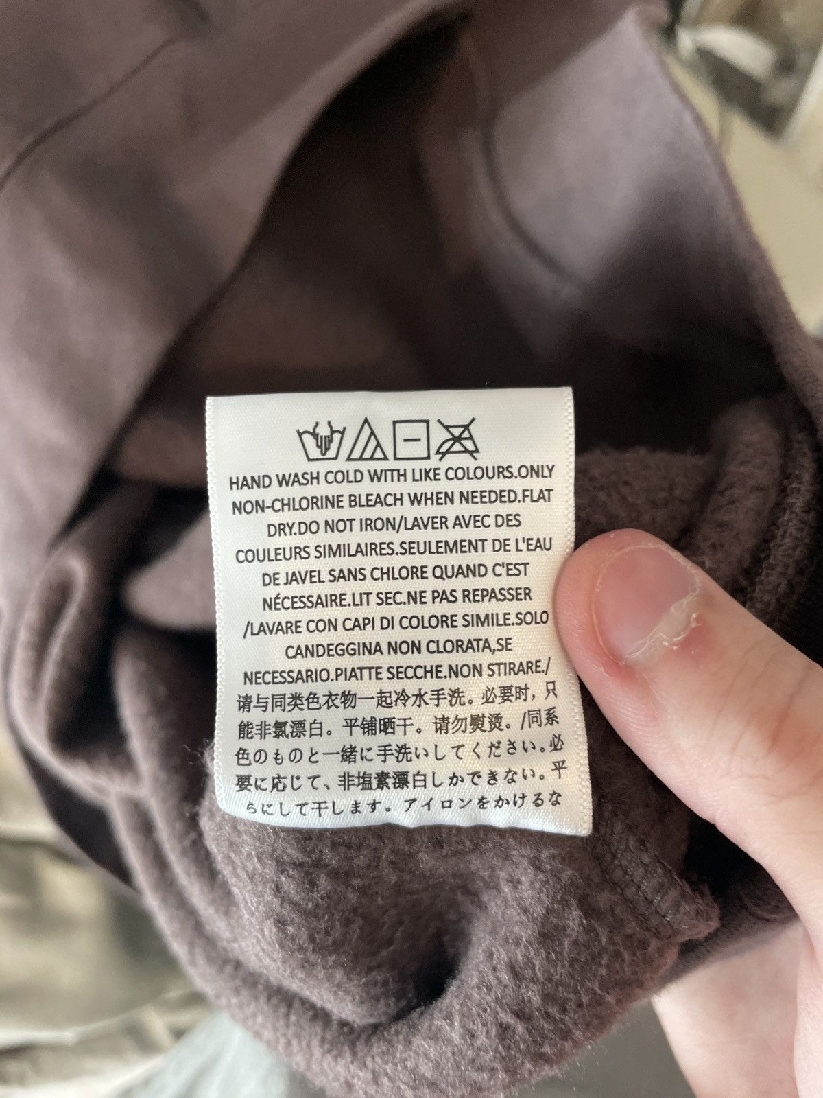 Essentials × Fear of God Fear of God Essentials Plum Hoodie L Size US L / EU 52-54 / 3 - 7 Thumbnail