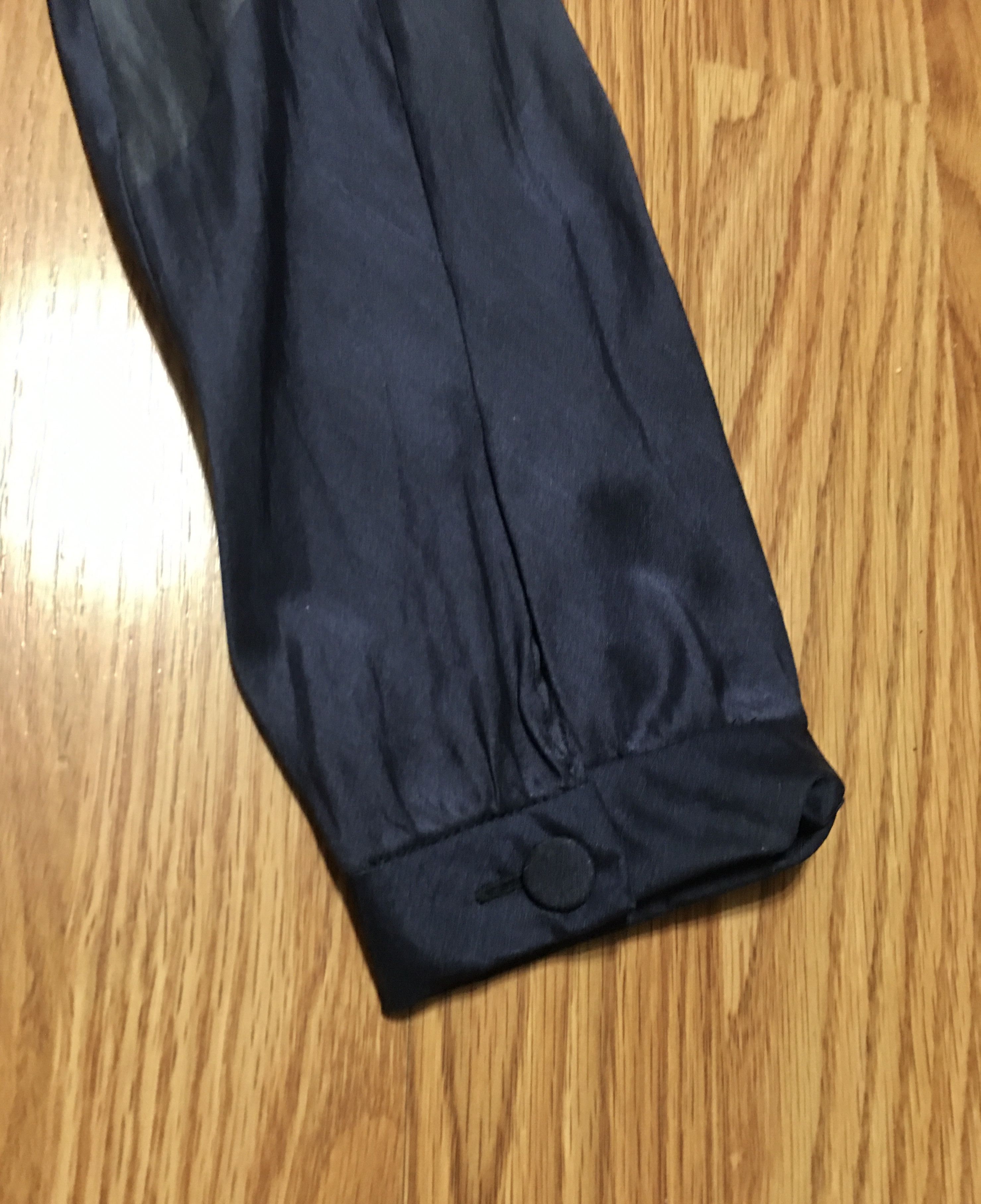Chloe × Vintage CHLOE Silk Wool Vintage Blue Blouse Shirt Size FR 36 Size S / US 4 / IT 40 - 10 Thumbnail