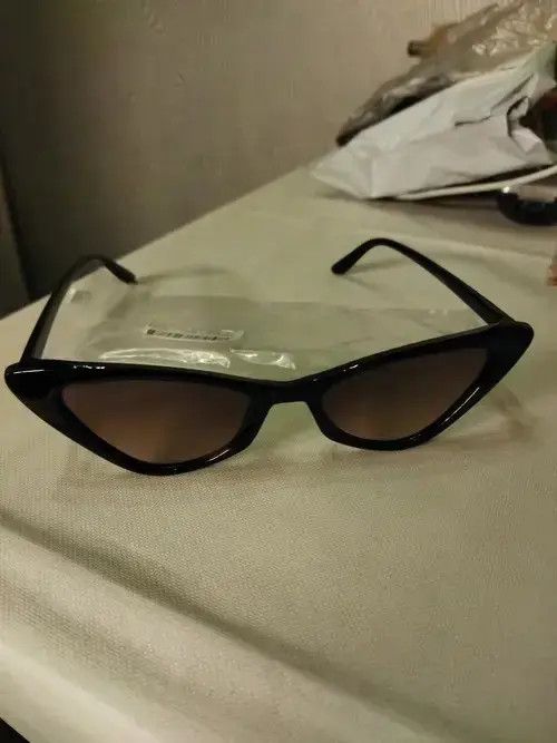 Electric Visual Vintage Cat Eye Small Rectangle Sun Glasses Size ONE SIZE - 4 Thumbnail