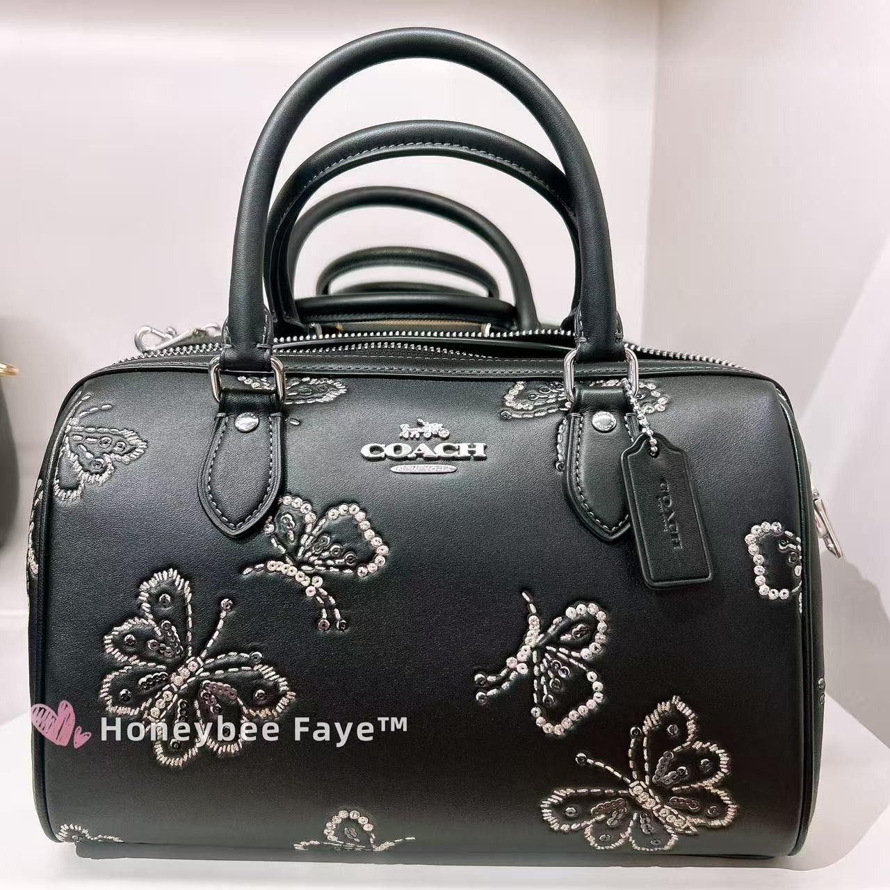 Coach Nwt Coach Rowan Satchel Bag With Butterfly Print CCK88 Size ONE SIZE - 1 Thumbnail