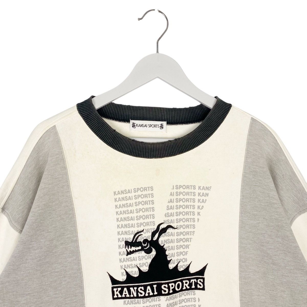 Other Vintage 90s Kansas Sweatshirt Crewneck Big Logo Embroidery Size US XL / EU 56 / 4 - 4 Thumbnail