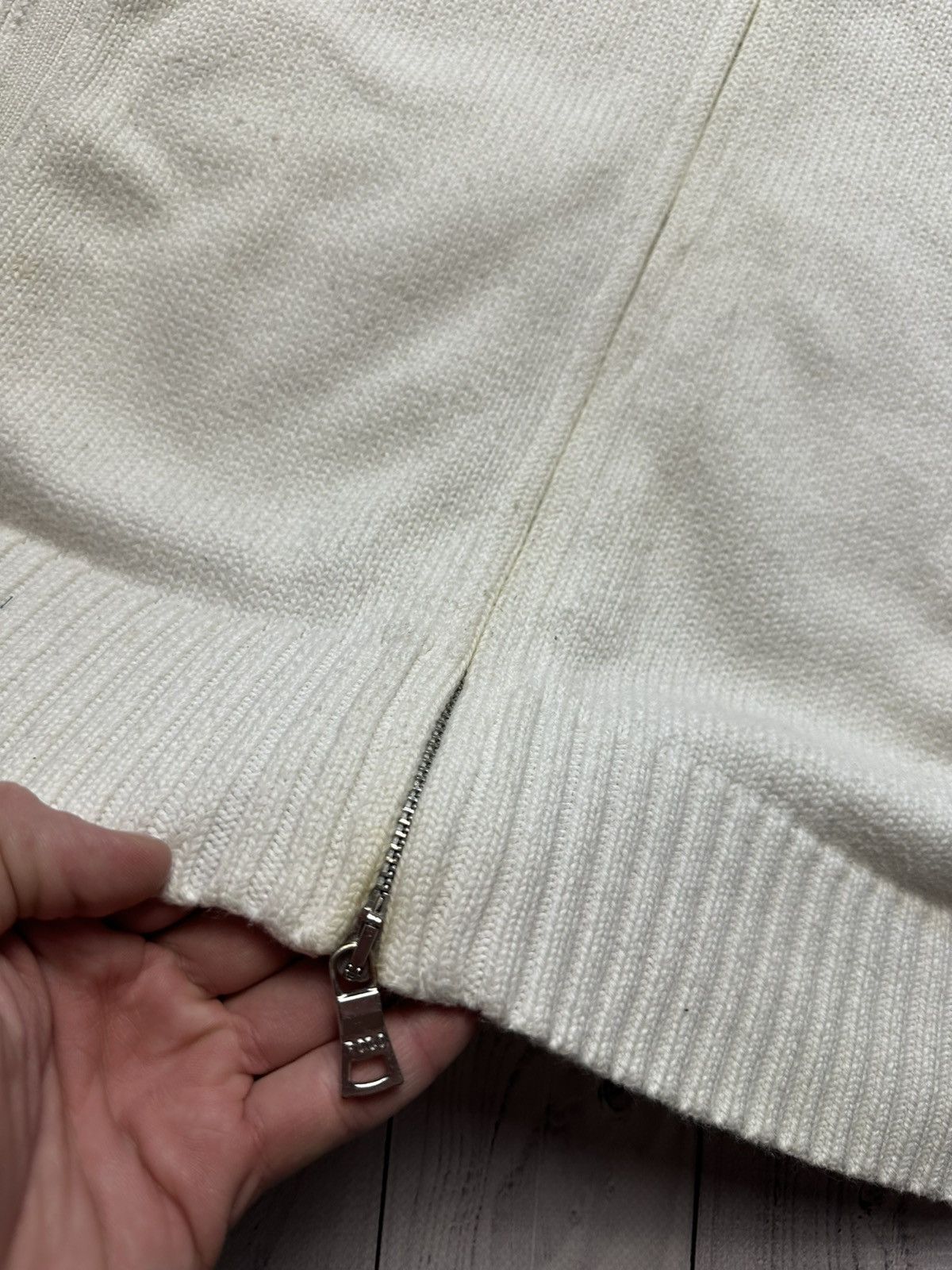 Polo Ralph Lauren × Vintage Vintage polo Ralph Lauren Knitted zip jacket logo rare Size US S / EU 44-46 / 1 - 8 Thumbnail