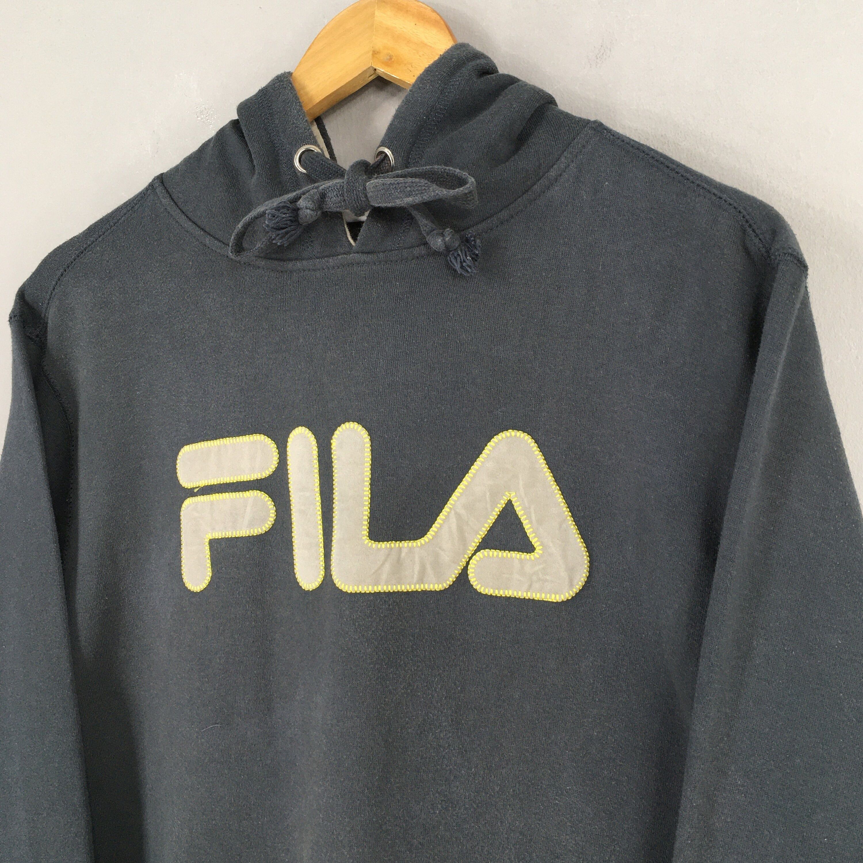 Fila × Vintage Vintage Fila Biella Italia Gray Hoodie Large Size US L / EU 52-54 / 3 - 3 Thumbnail