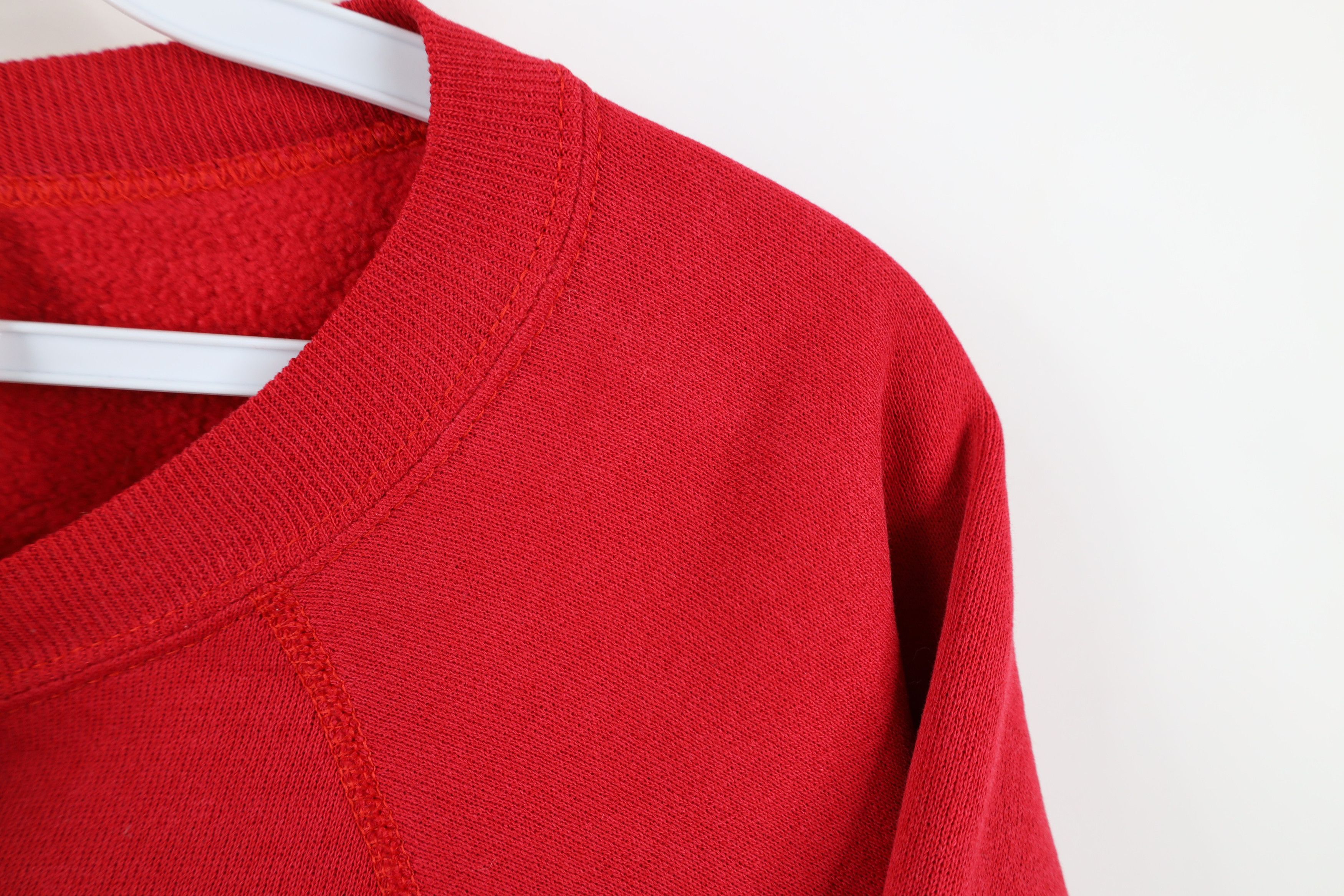 Vintage Vintage 70s Streetwear Gusset Crewneck Sweatshirt Red USA Size US S / EU 44-46 / 1 - 5 Thumbnail