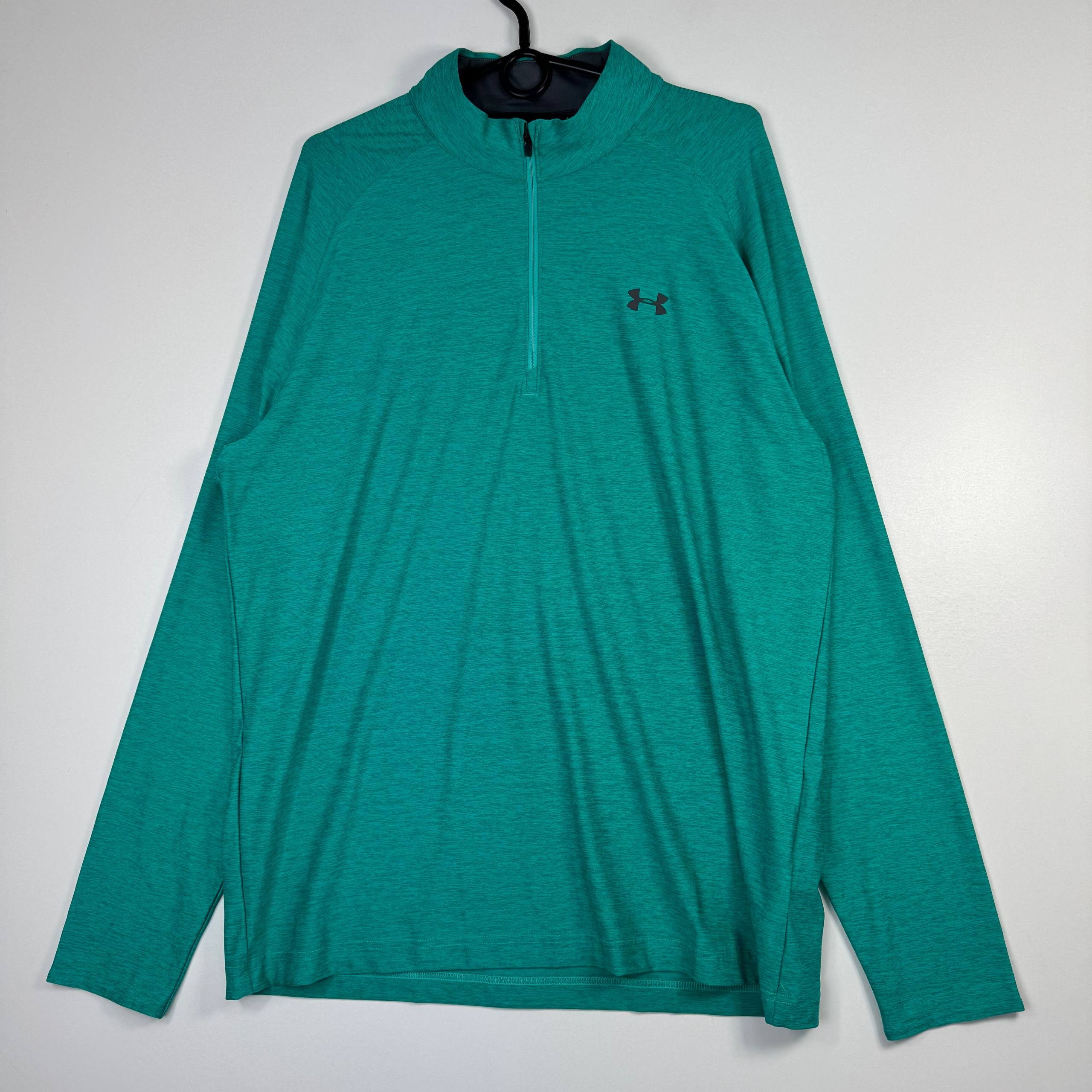 Under Armour Under Armour Tech 1/4 Zip Pullover Turquoise Mens Size L Size US L / EU 52-54 / 3 - 1 Thumbnail