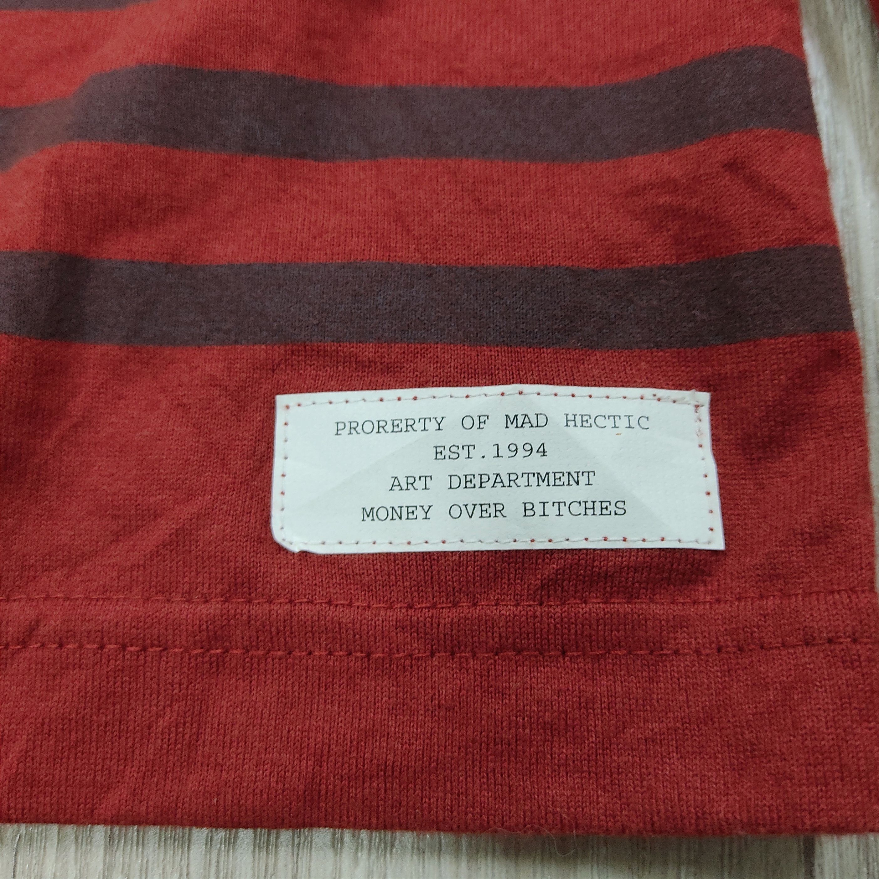 20471120 × Don't Be Mad × Hysteric Glamour MAD HECTIC Striped Button-Up Cardigan Jacket Size US M / EU 48-50 / 2 - 7 Thumbnail