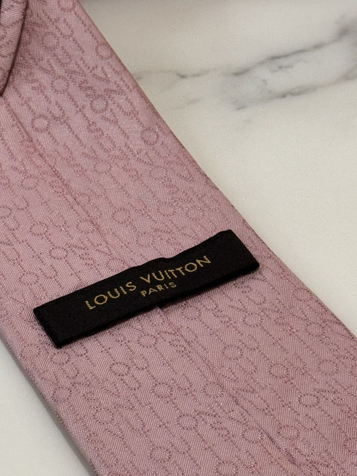 Louis Vuitton Louis Vuitton Neck Tie Spell Out Size ONE SIZE - 9 Thumbnail