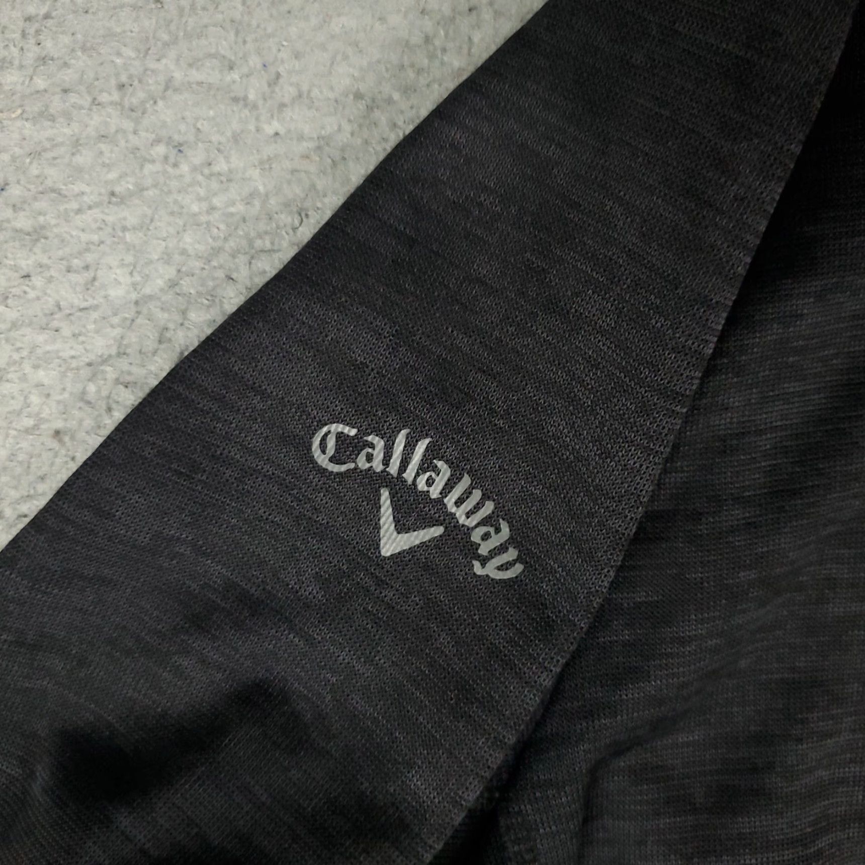 Callaway Callaway Sweater Men XL Gray 1/4 Zip Pullover — Golf Casual Knit Mock Neck Sweatshirt: Long Sleeve, Zipper, Regular Fit, Polyester, Cardigan? Size US XL / EU 56 / 4 - 5 Thumbnail