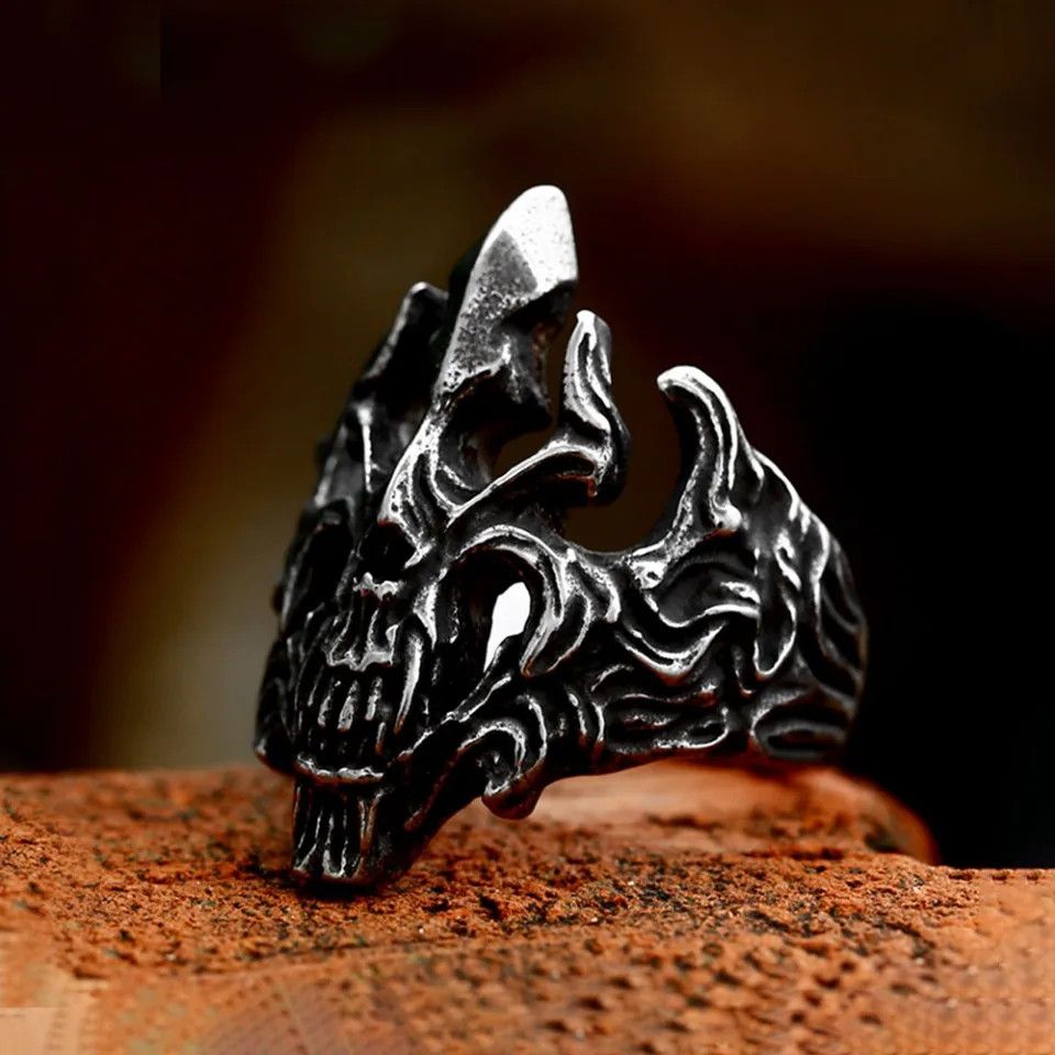 Japanese Brand × Jewelry × Vintage Movie Skull Ring Size ONE SIZE - 5 Thumbnail