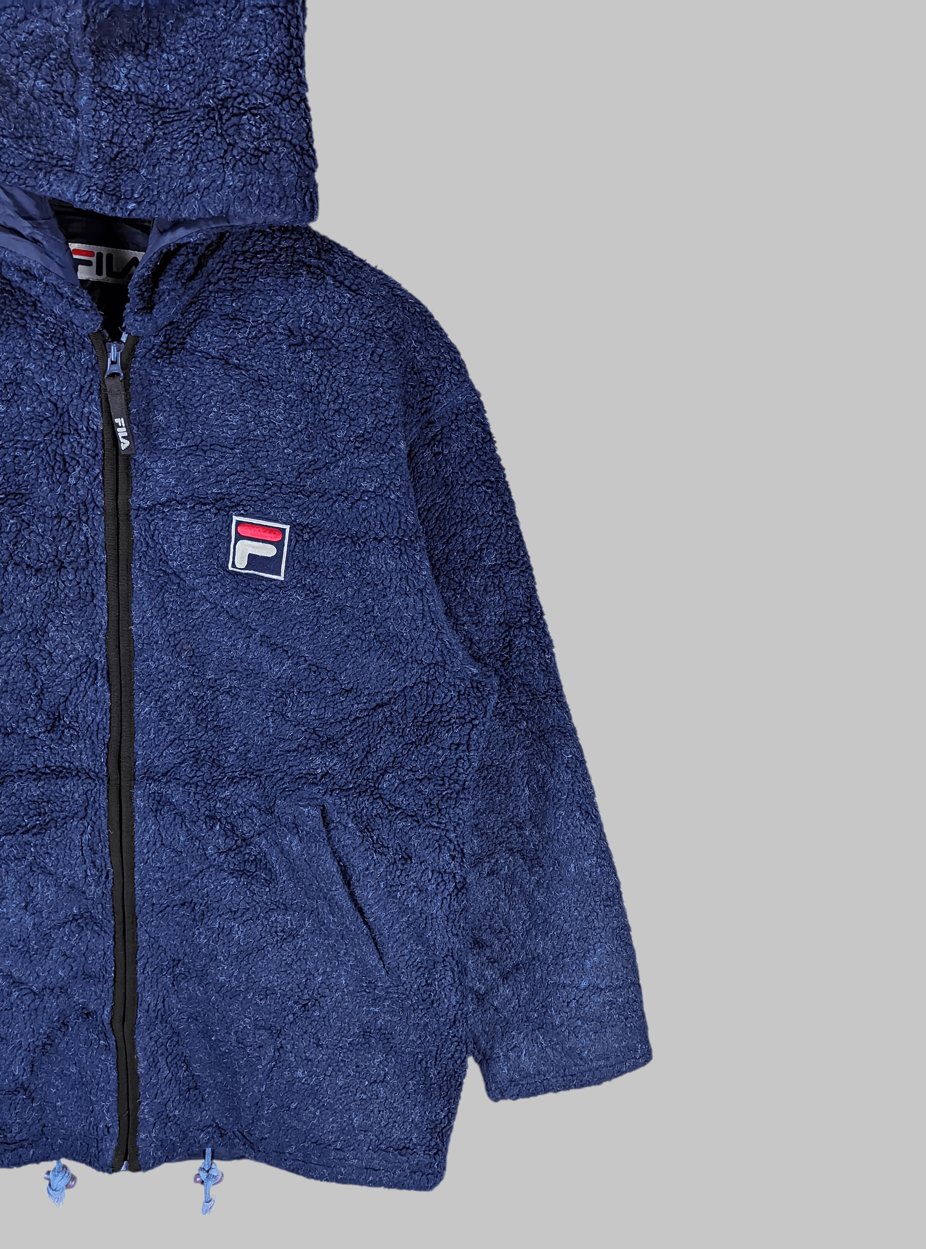 Fila Zipper Sherpa Hoodie Jacket by Fila Size US M / EU 48-50 / 2 - 6 Thumbnail
