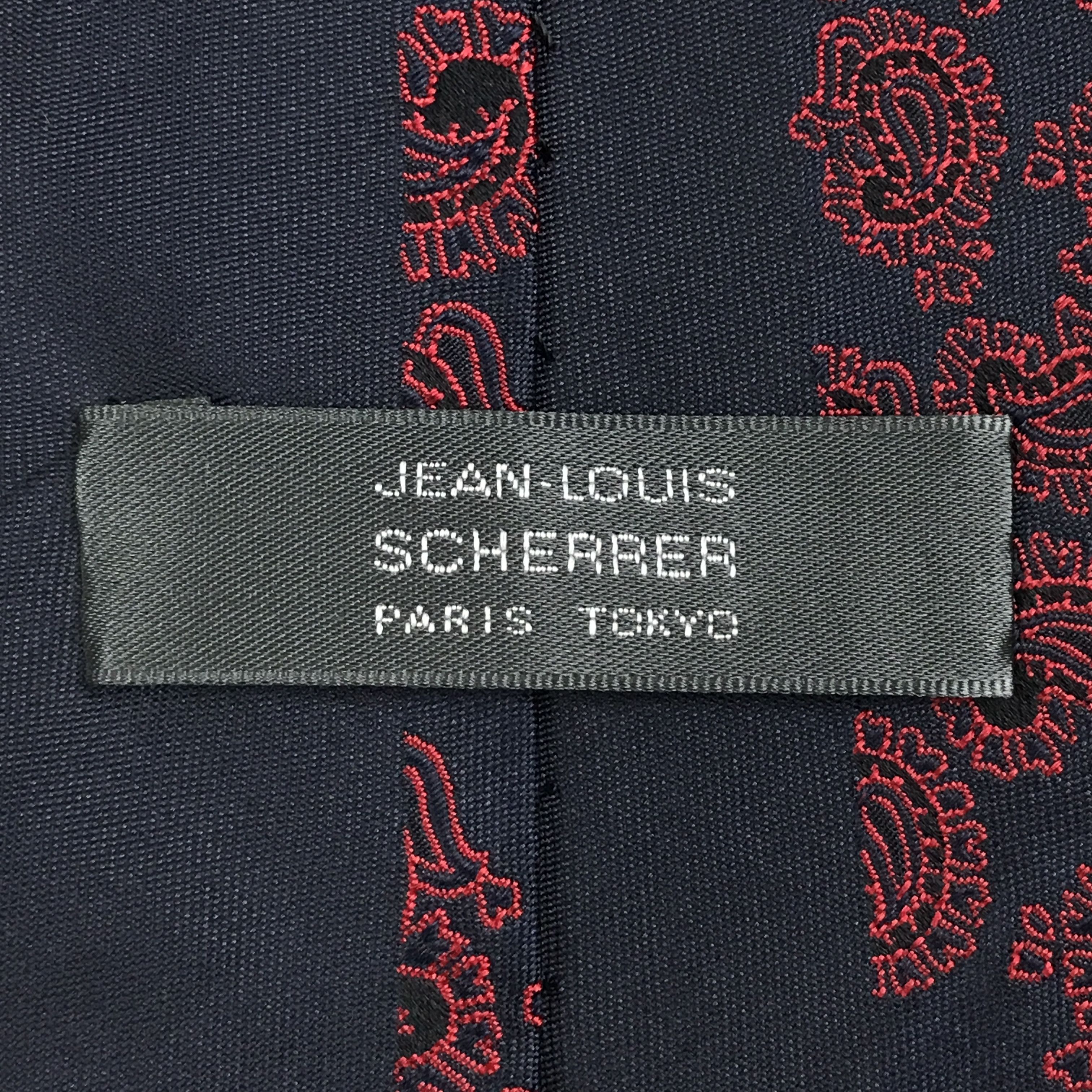 Designer × Jean-Louis Scherrer × Vintage Vintage Jean Louis Scherrer Silk Necktie Size ONE SIZE - 8 Thumbnail