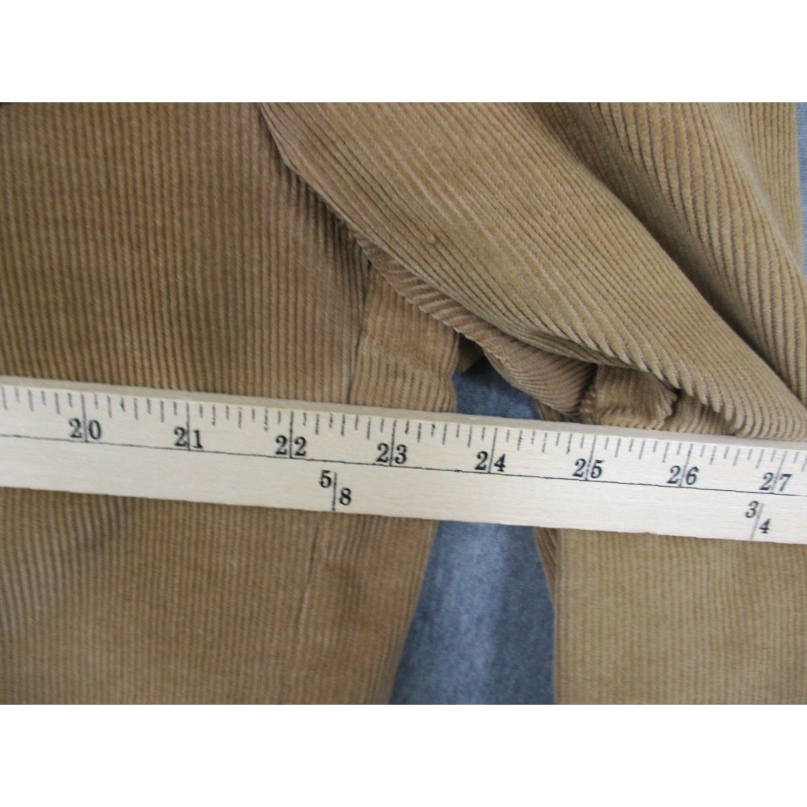 Vintage VINTAGE CCC Western Wear Blazer Mens Large Corduroy Tan Elbow Patches 90s Jacket With Pockets Size 46R - 5 Thumbnail
