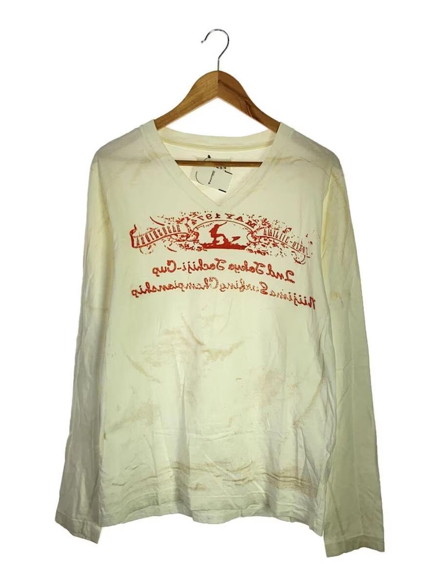 image of Maison Margiela Ss06 Surf Long Sleeve Tee in White, Men's (Size Medium)