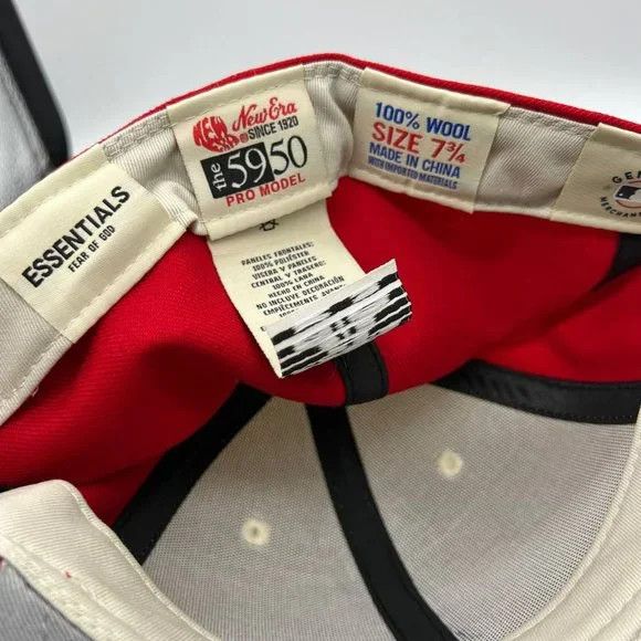 New Era Fear Of God 7 3/4 59Fifty New Era Hat Fitted FOG Size ONE SIZE - 6 Thumbnail