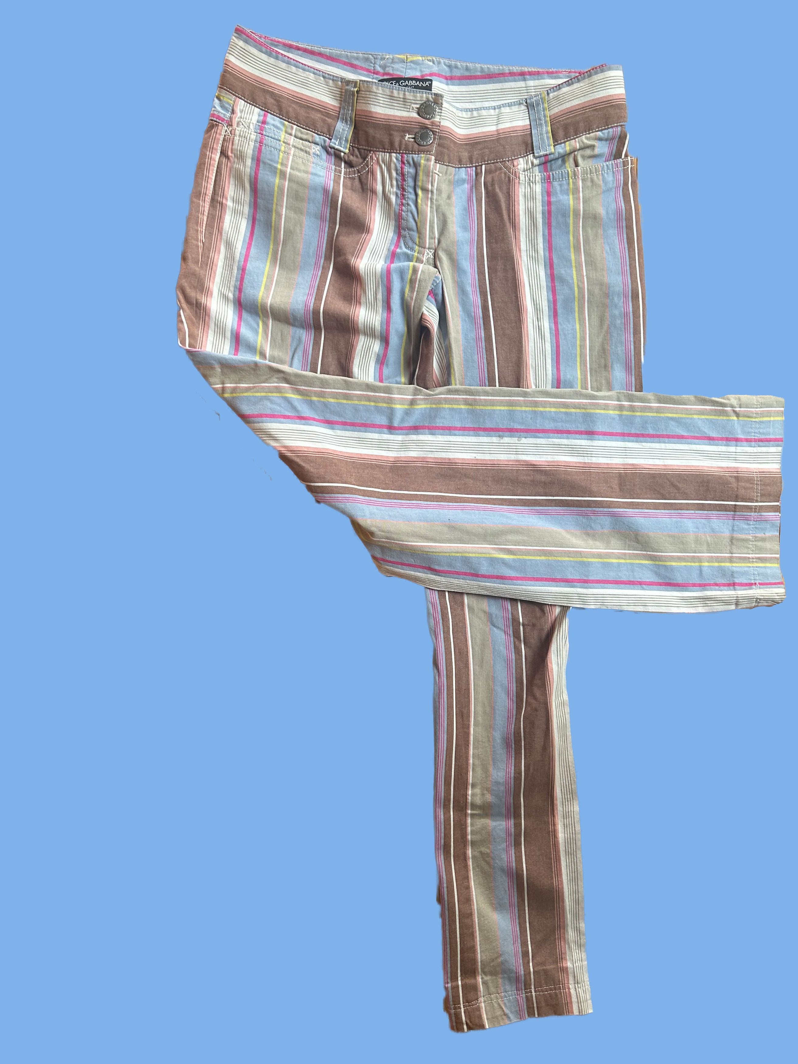 Dolce & Gabbana Vintage Dolce & Gabbana Rainbow Pants Size 42" / US 20 - 7 Thumbnail